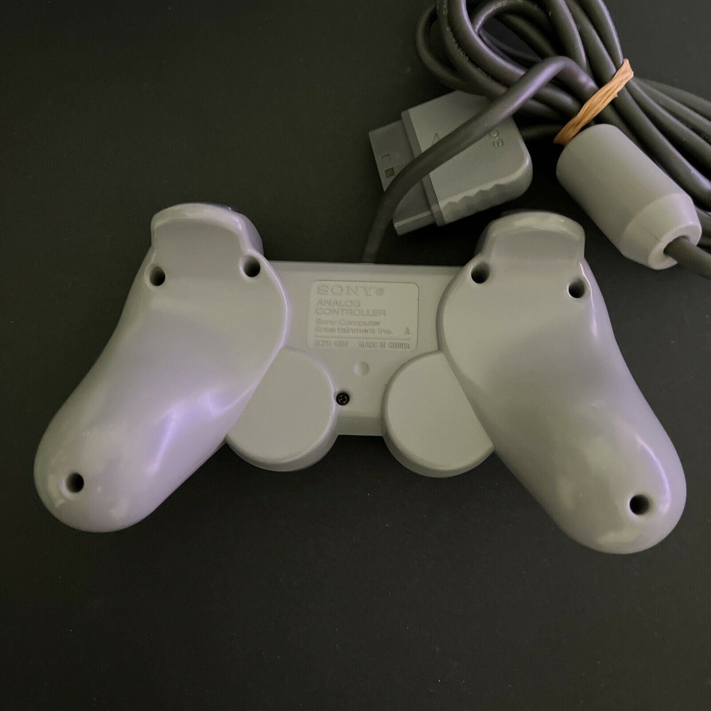 Genuine Sony PlayStation 2 CONTROLLER Grey Analog Dual Shock PS1 PS2 SCPH-1200