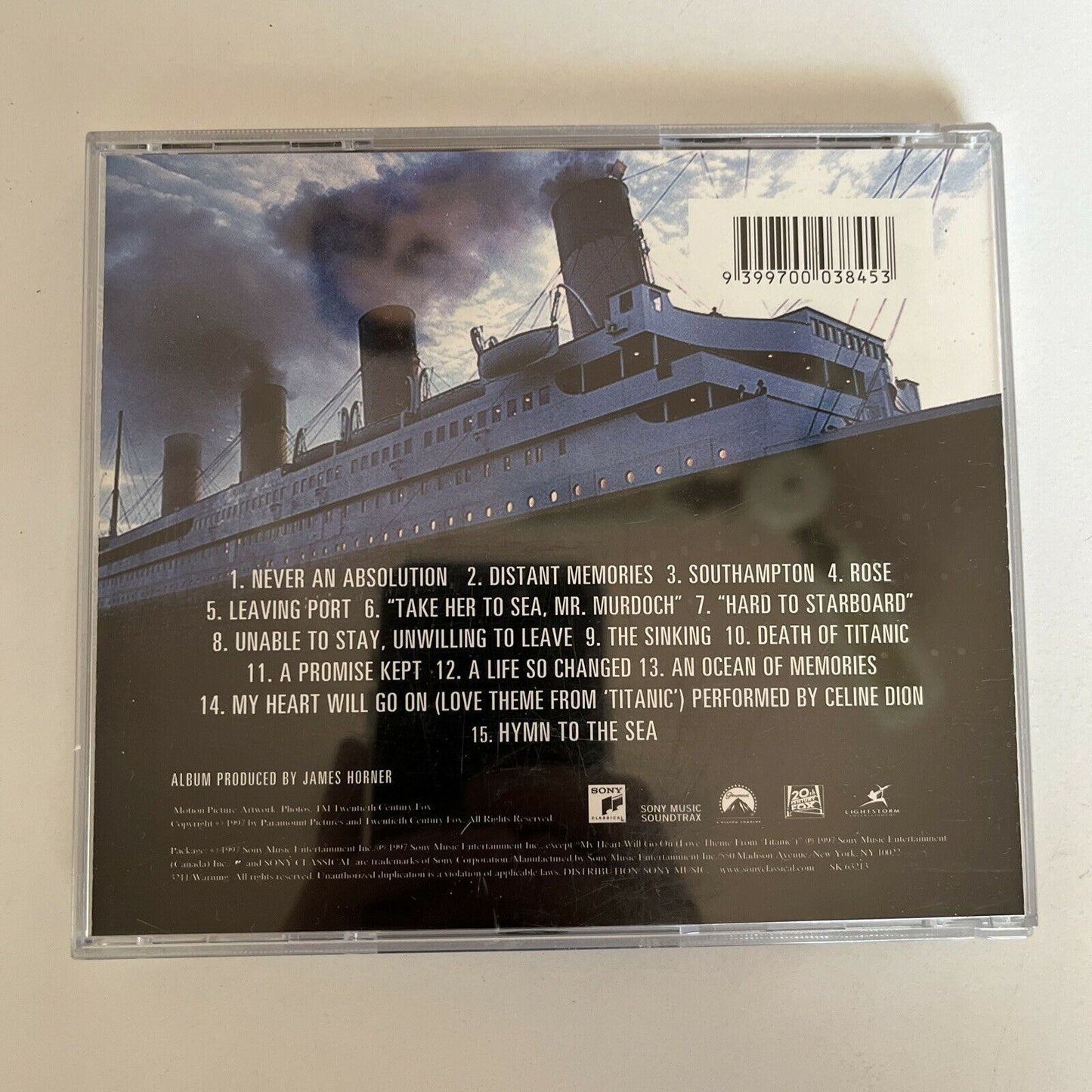 Titanic [Music from the Motion Picture] by James Horner (CD 1997 Sony Classical)