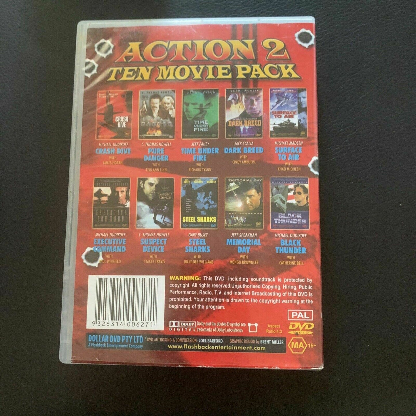 Action 2 - Ten Movie Pack (DVD, 4 disc set)