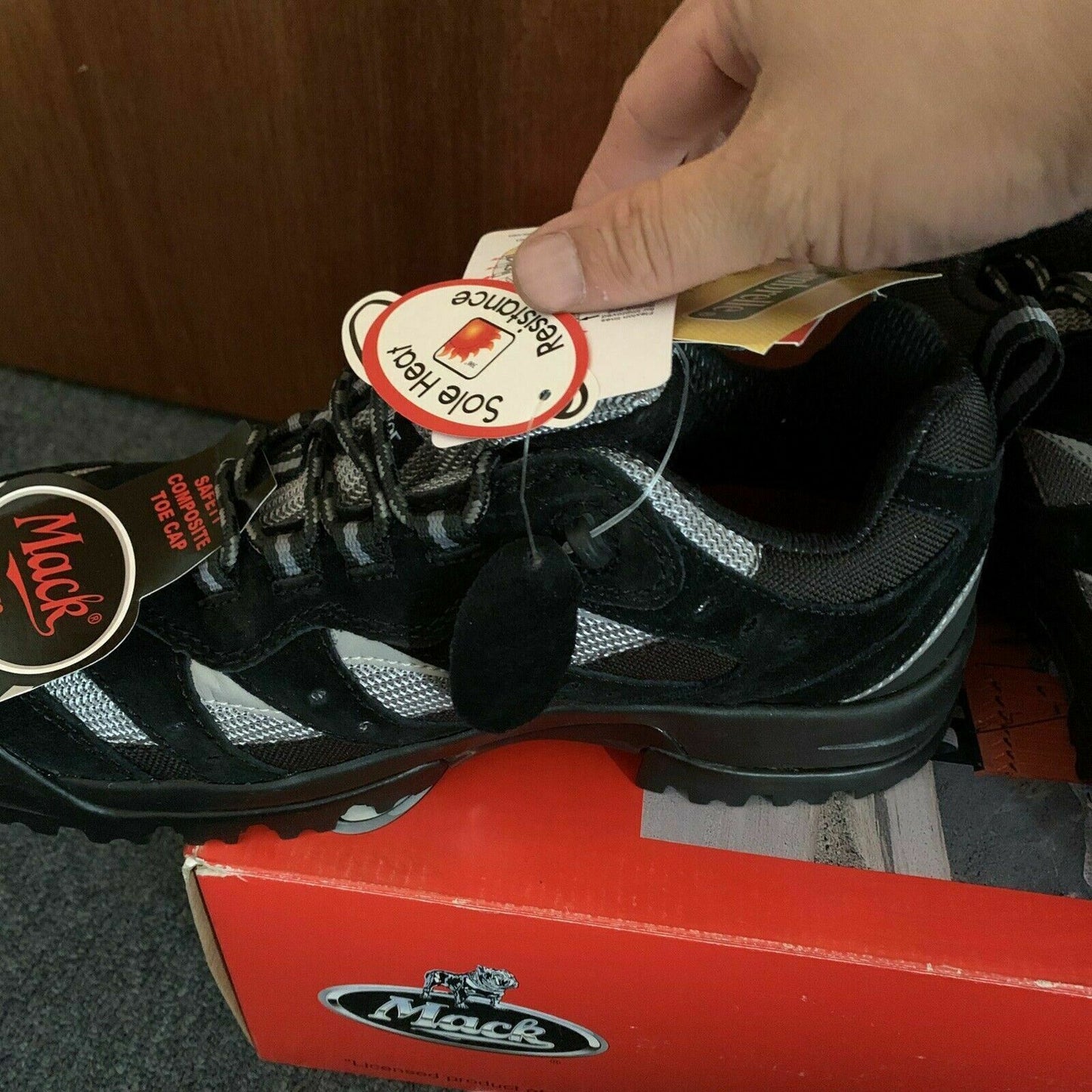 Mack T-460 Q Thor Q Hiker Shoes With Safety Composite Toe Cap UK6 US7