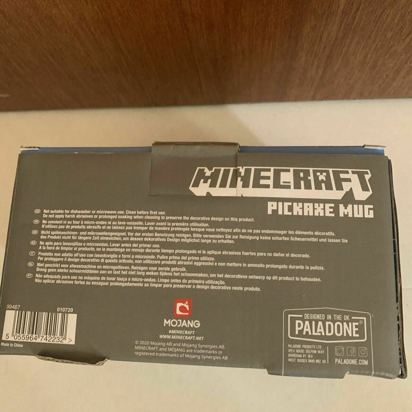 *New* Paladone Mojang Minecraft Diamond Pickaxe handle Mug
