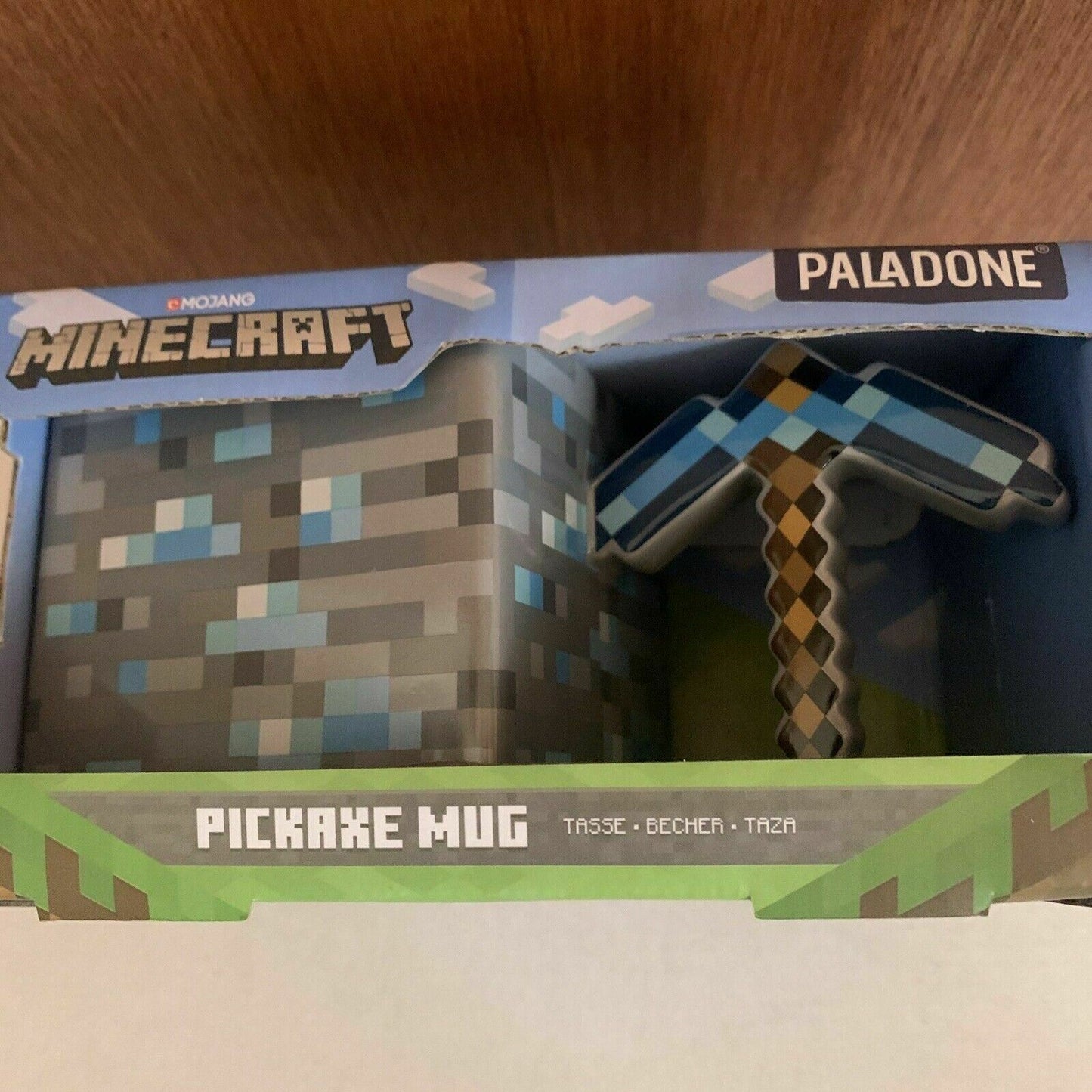 *New* Paladone Mojang Minecraft Diamond Pickaxe handle Mug