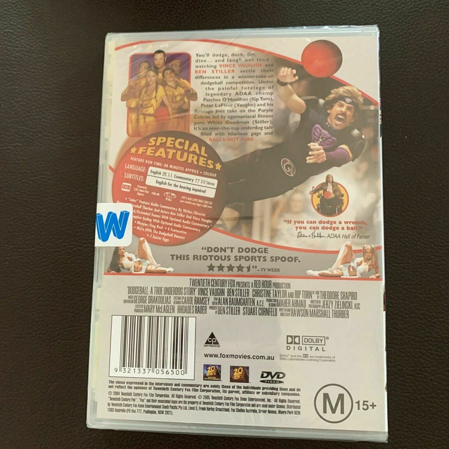 *New Sealed* Dodgeball - Uncut Version (DVD, 2004) Vince Vaughn, Ben Stiller