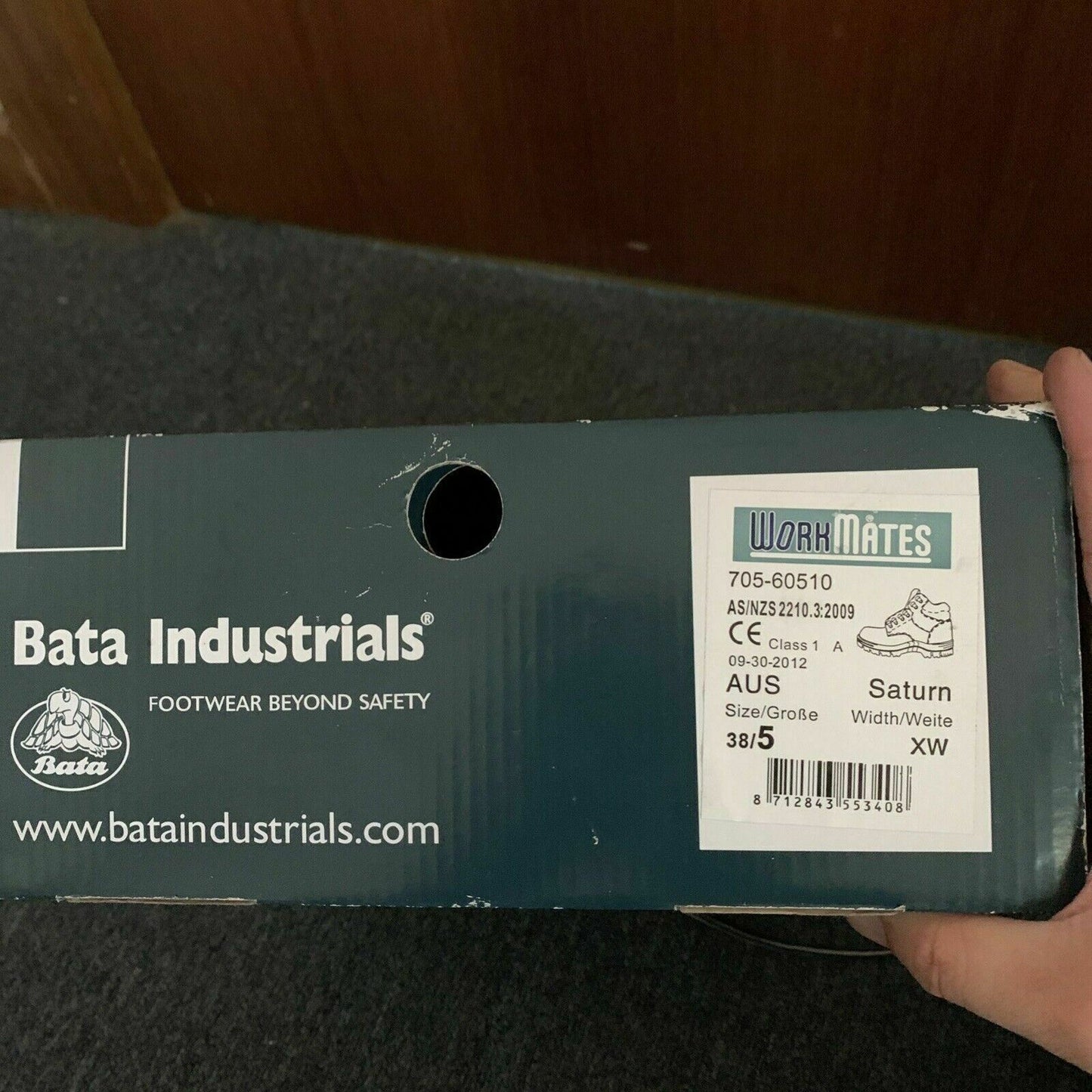 Bata Industrials WorkMates 705-60510 Work Safety Boots Saturn Black UK 5 US 6