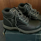 Bata Industrials Work Safety Boots Saturn Black 12UK Black smooth leather