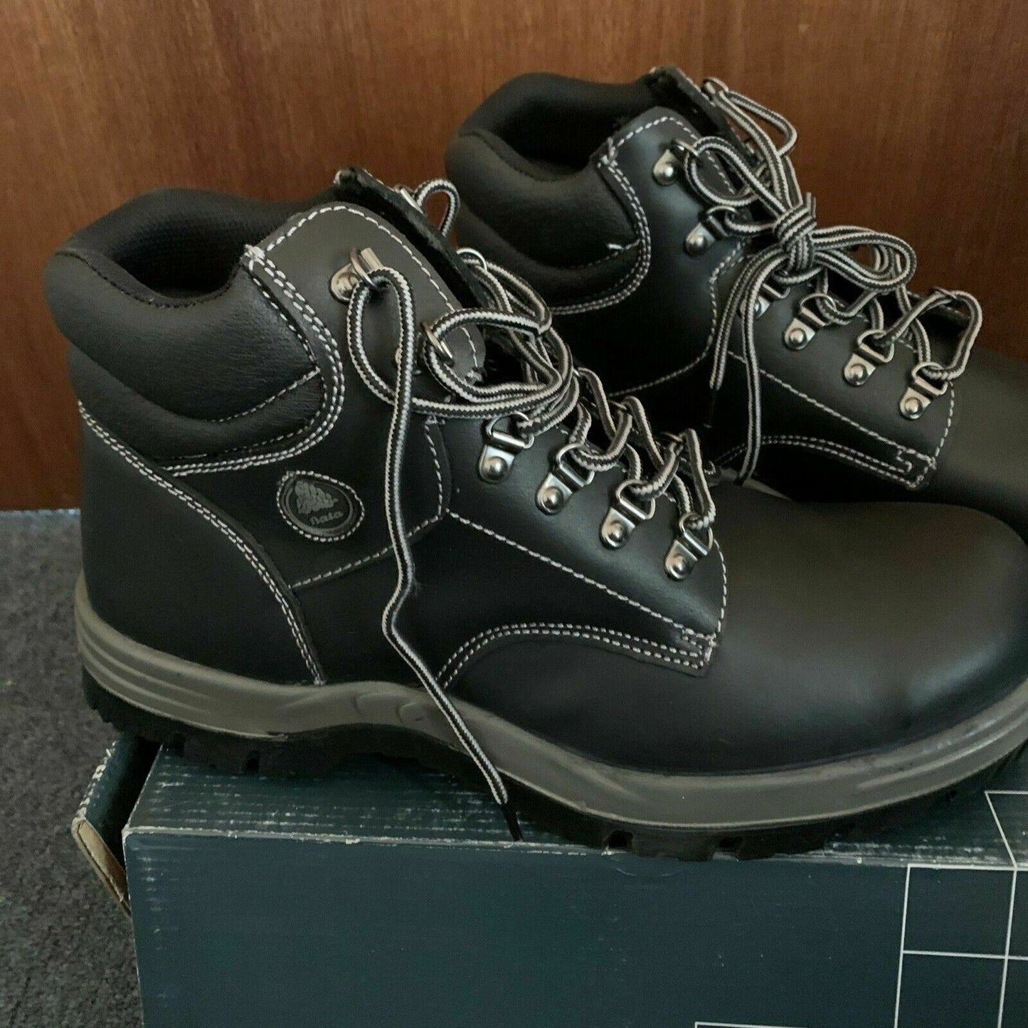 Bata Industrials Work Safety Boots Saturn Black 12UK Black smooth leather
