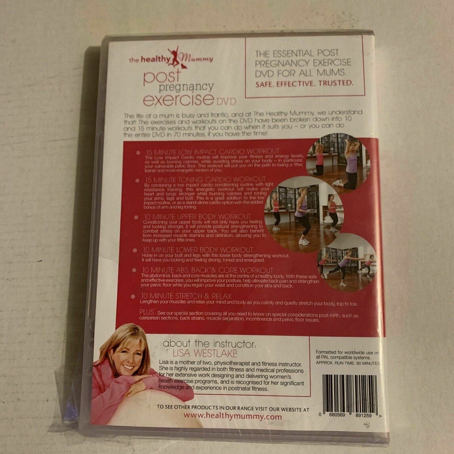 *New Sealed* Healthy Mummy: Post Pregnancy Exercise (DVD) Lisa Westlake