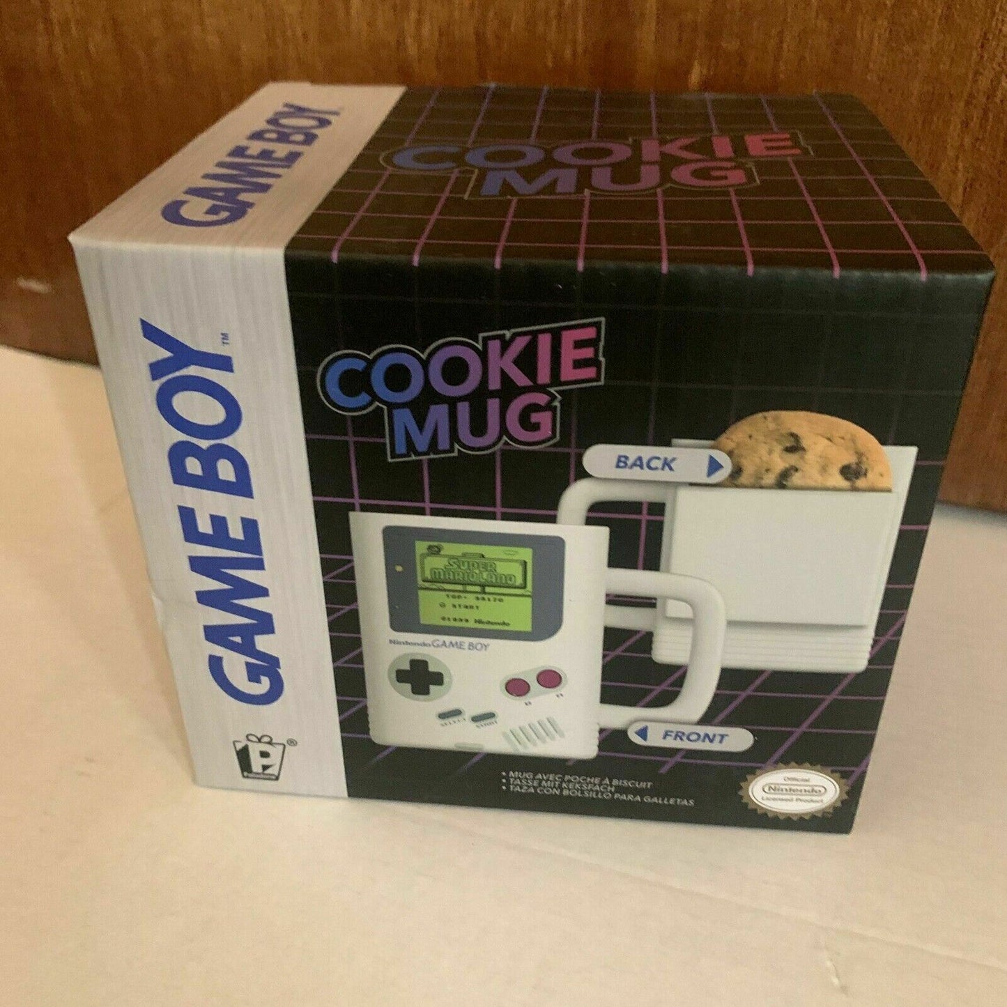 *New* Nintendo Gameboy Cookie Mug with Cookie Holder Novelty Cup Gamers Gift