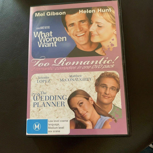 Wedding Planner / What Women Want - Too Romantic Pack DVD Region 4