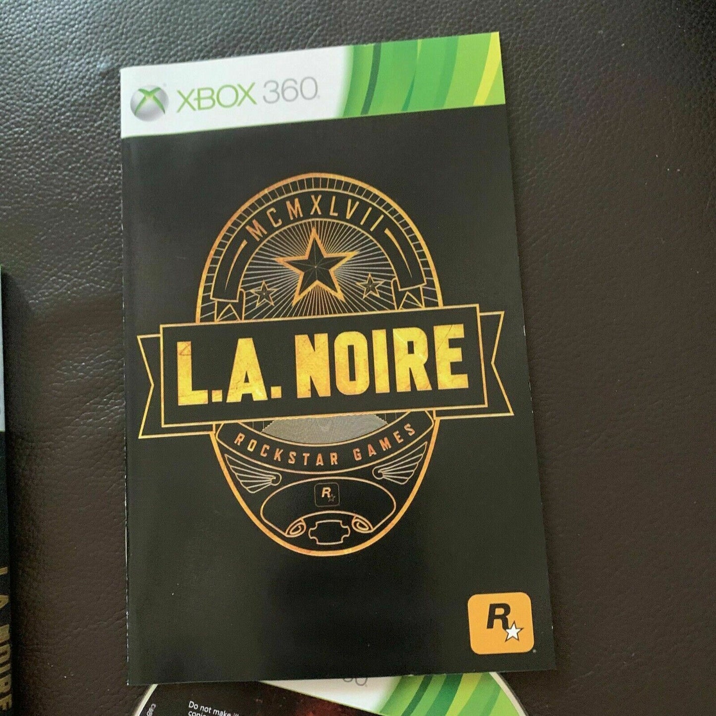 L.A. NOIRE Microsoft Xbox 360 Game With Manual (PAL)