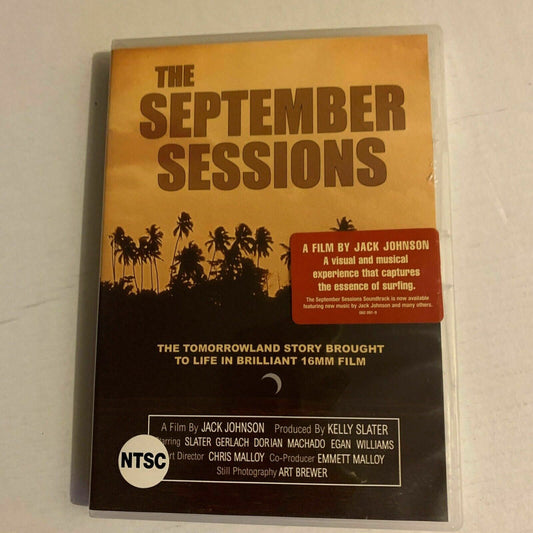 Jack Johnson: The September Sessions (DVD, 2002) Kelly Slater, Shane Dorian