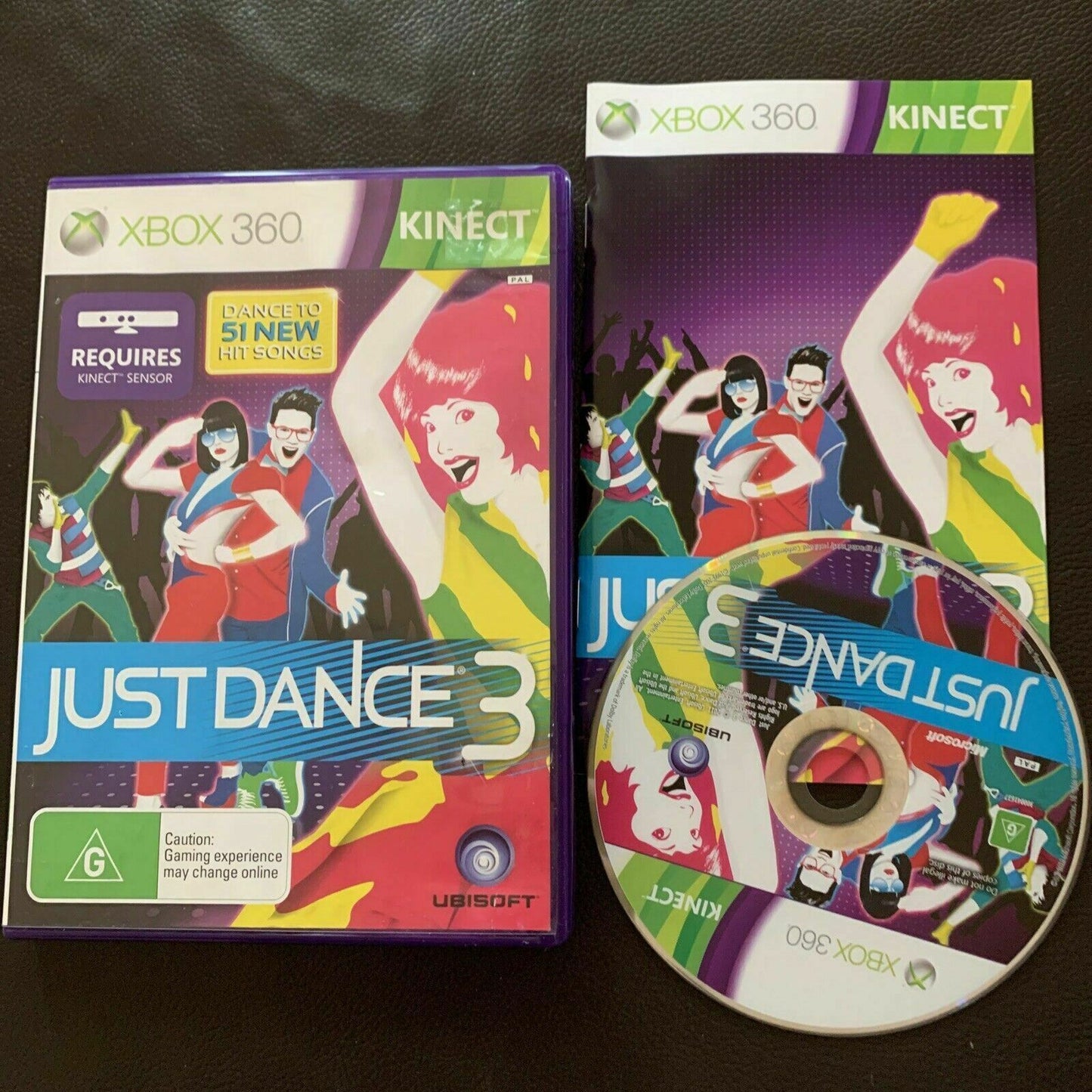 Just Dance 3 (Microsoft Xbox 360) Kinect AUS PAL With Manual