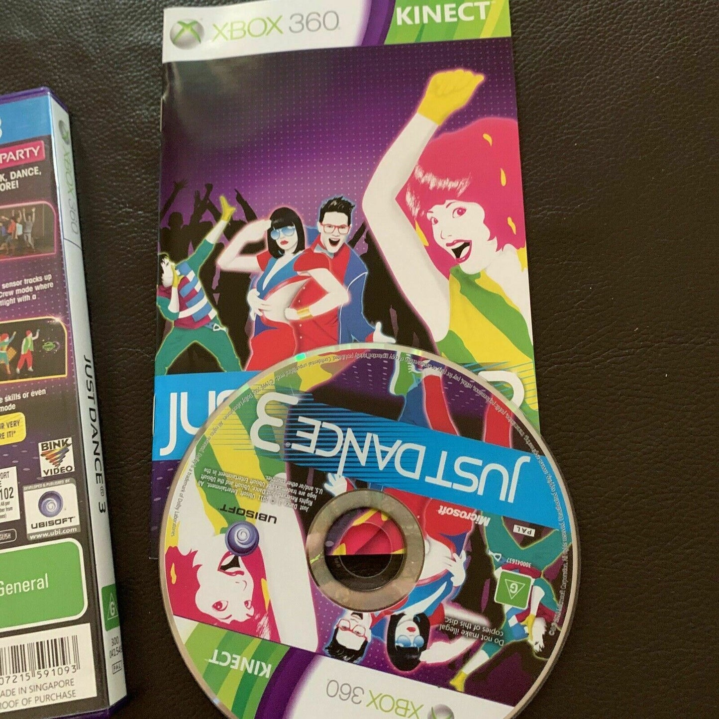 Just Dance 3 (Microsoft Xbox 360) Kinect AUS PAL With Manual