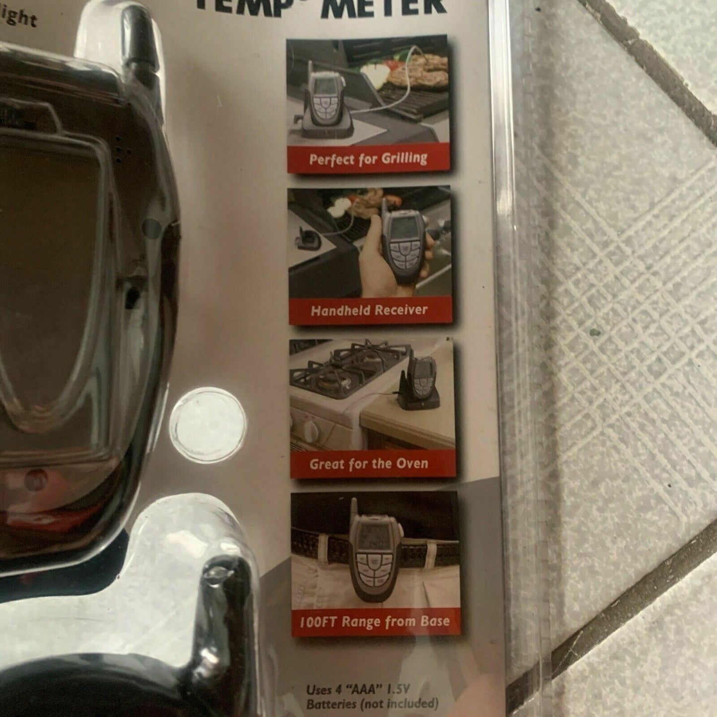 *New* Smart BBQ Remote Grill Temp Meter - Programmable With Built-in Timer