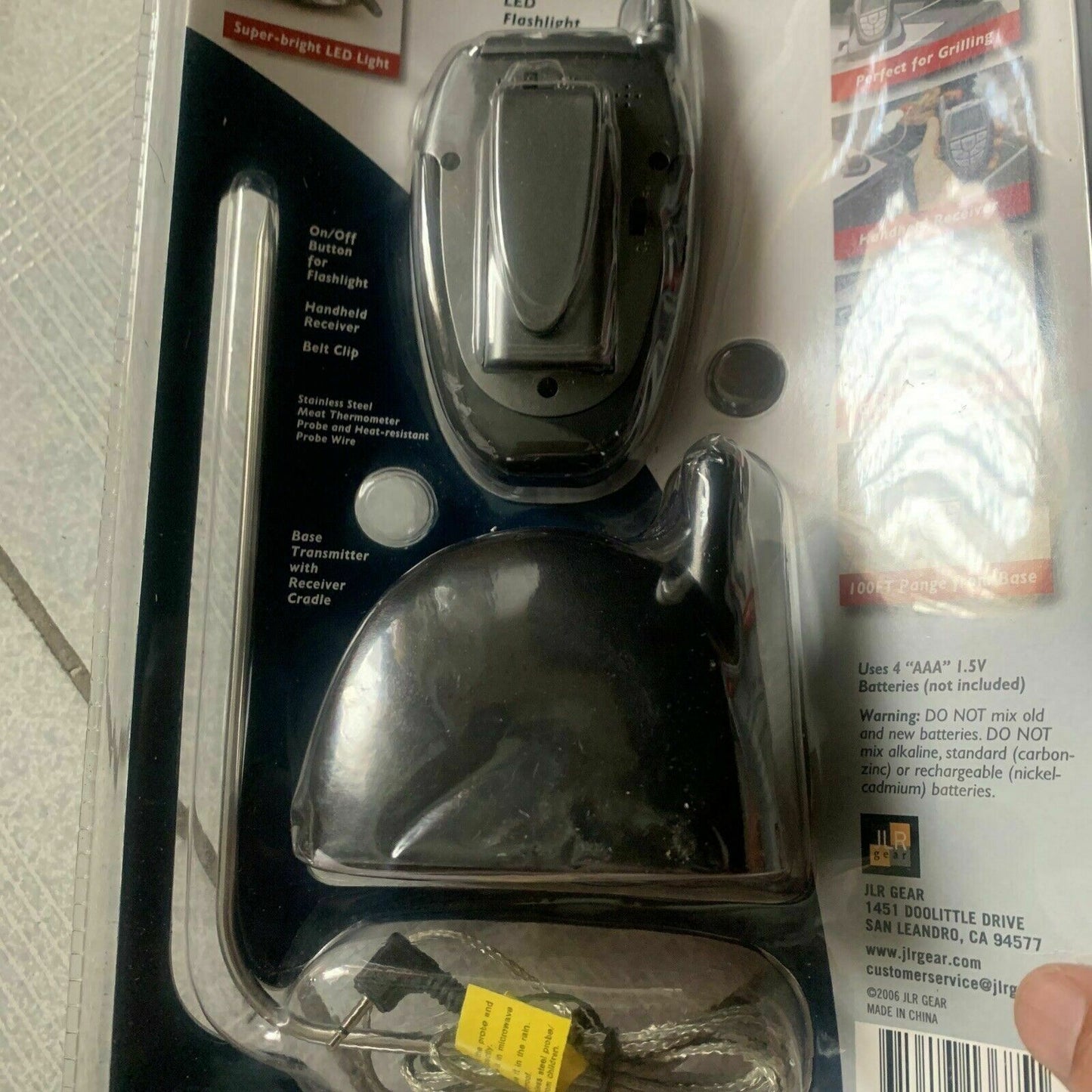 *New* Smart BBQ Remote Grill Temp Meter - Programmable With Built-in Timer