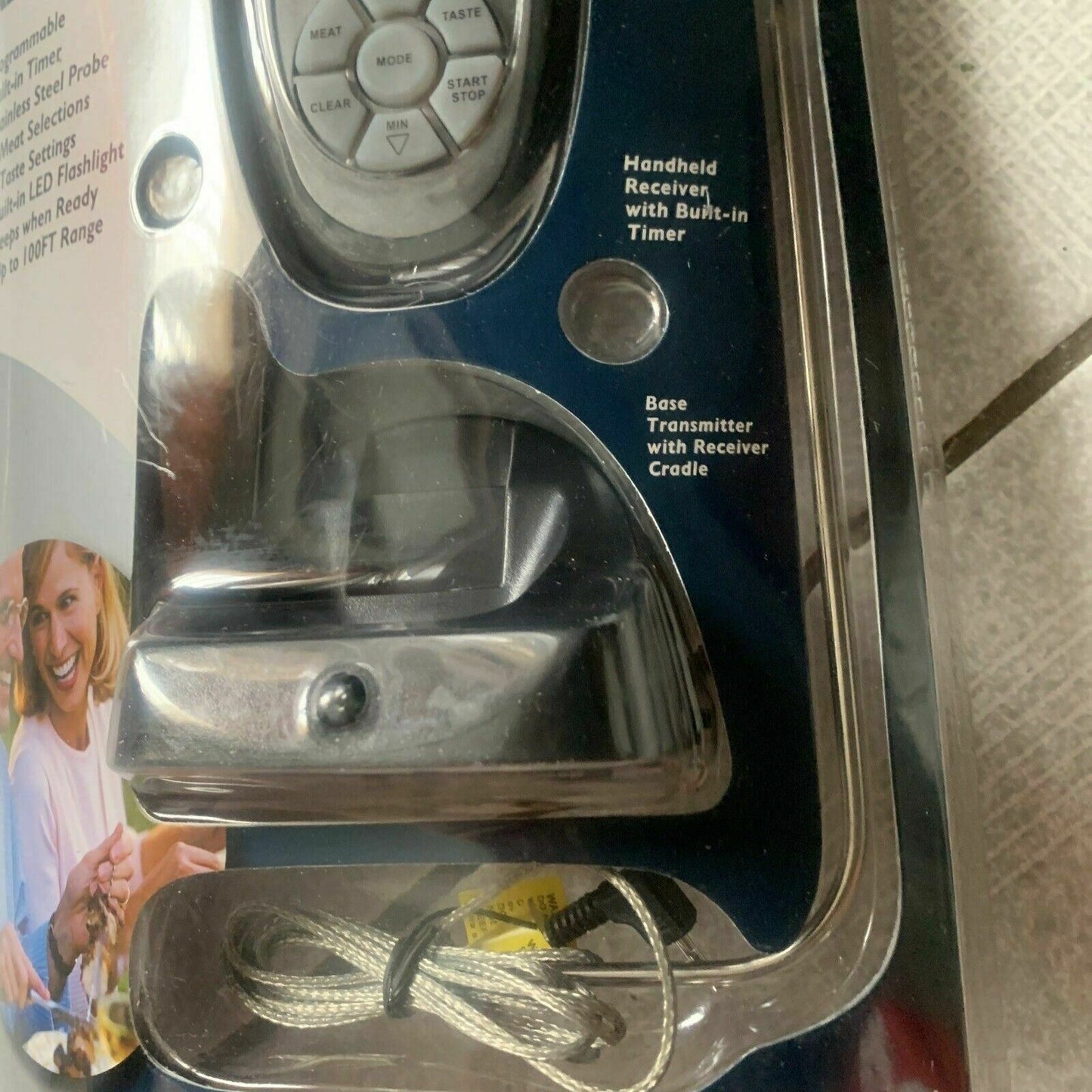 *New* Smart BBQ Remote Grill Temp Meter - Programmable With Built-in Timer