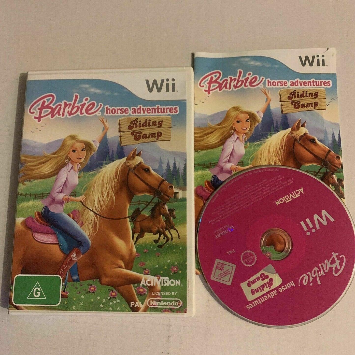 Barbie: Horse Adventures : Riding Camp Nintendo Wii PAL With Manual