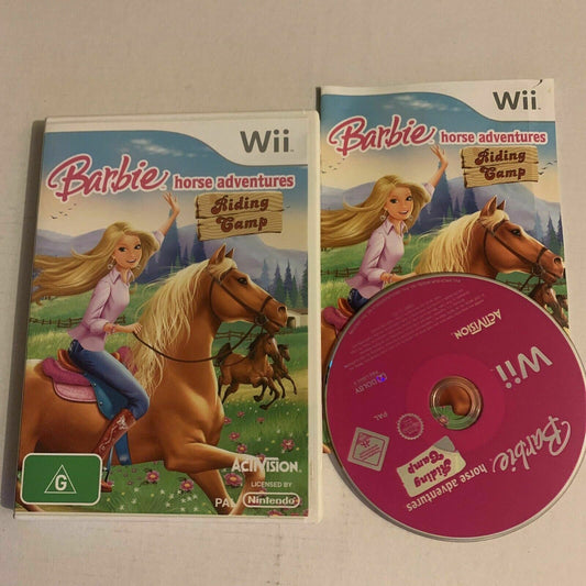 Barbie: Horse Adventures : Riding Camp Nintendo Wii PAL With Manual