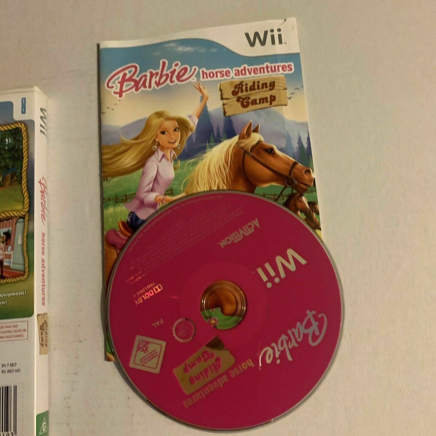 Barbie: Horse Adventures : Riding Camp Nintendo Wii PAL With Manual