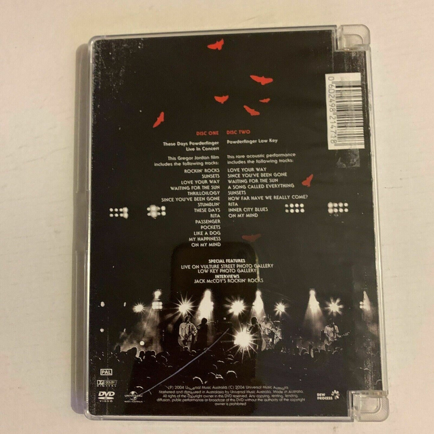 Powderfinger - These Days Powderfinger In Concert (DVD, 2004, 2-Disc)