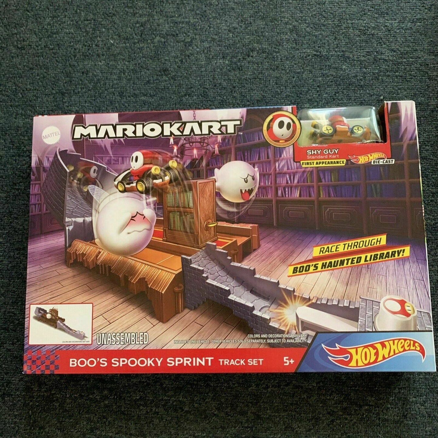 3x Hot Wheels Mario Kart: Bio's Spooky Sprint / Thwomp Ruins / Bullet Bill