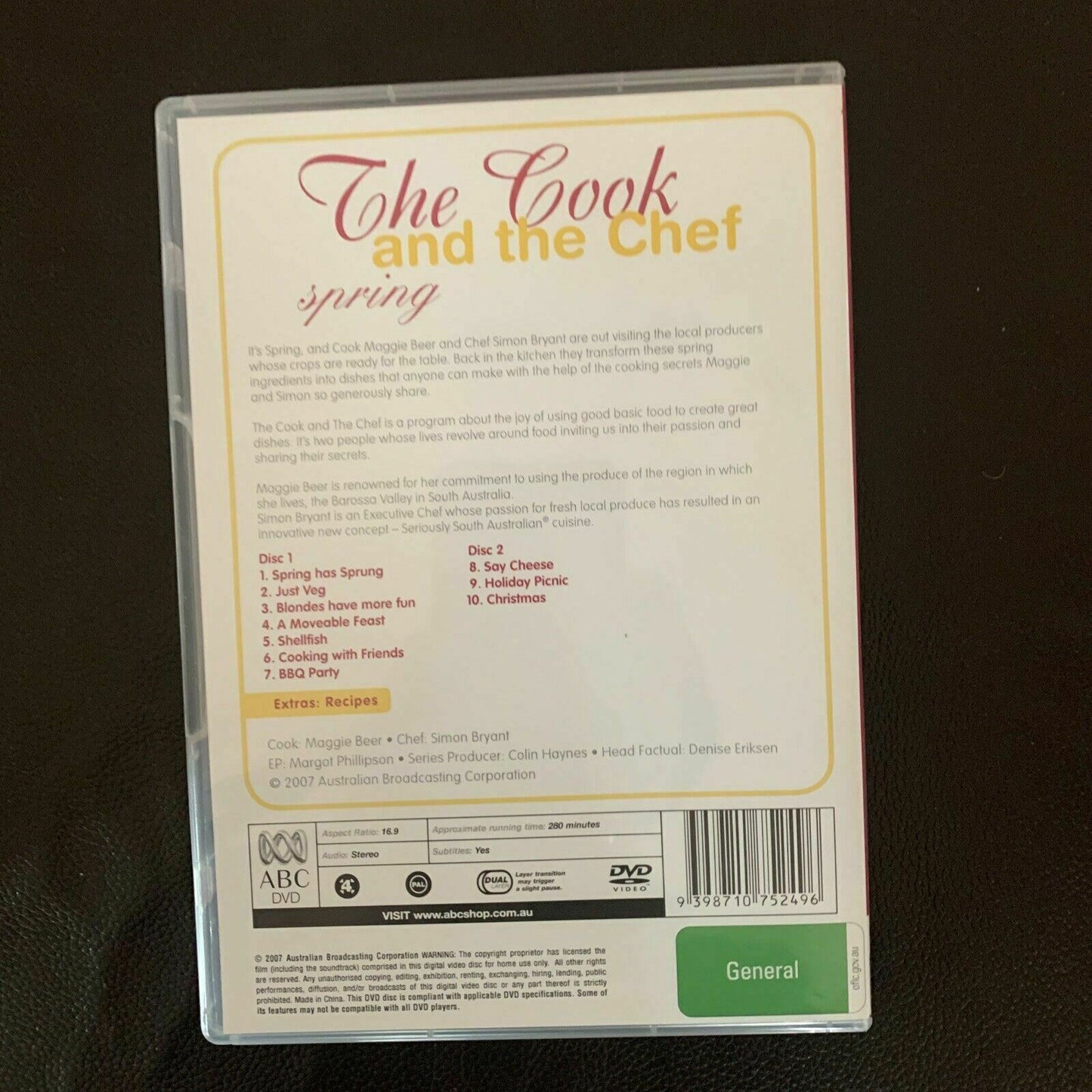 The Cook And The Chef - Four Seasons Boxset (DVD, 2007, 8-Disc) Maggie Beer