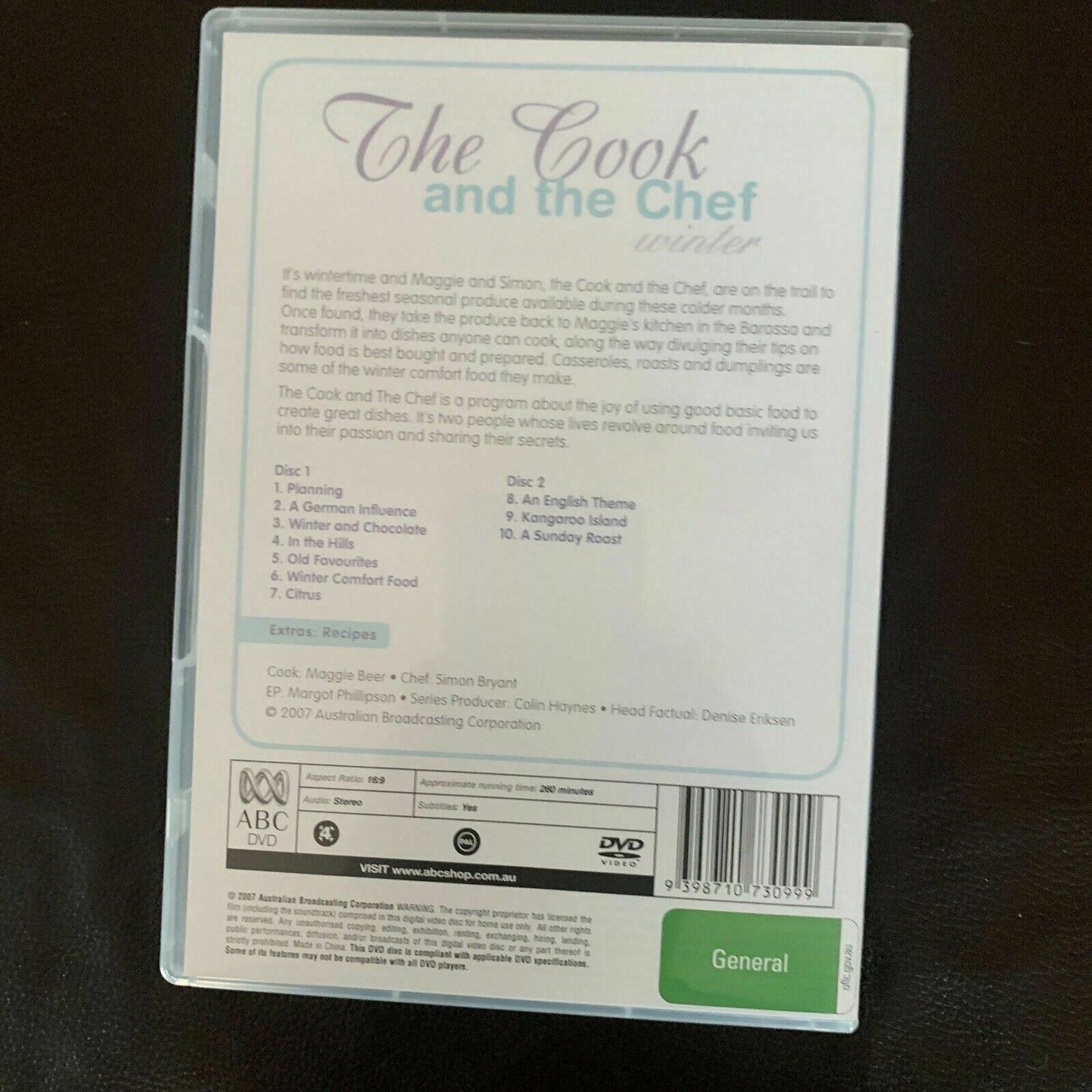 The Cook And The Chef - Four Seasons Boxset (DVD, 2007, 8-Disc) Maggie Beer