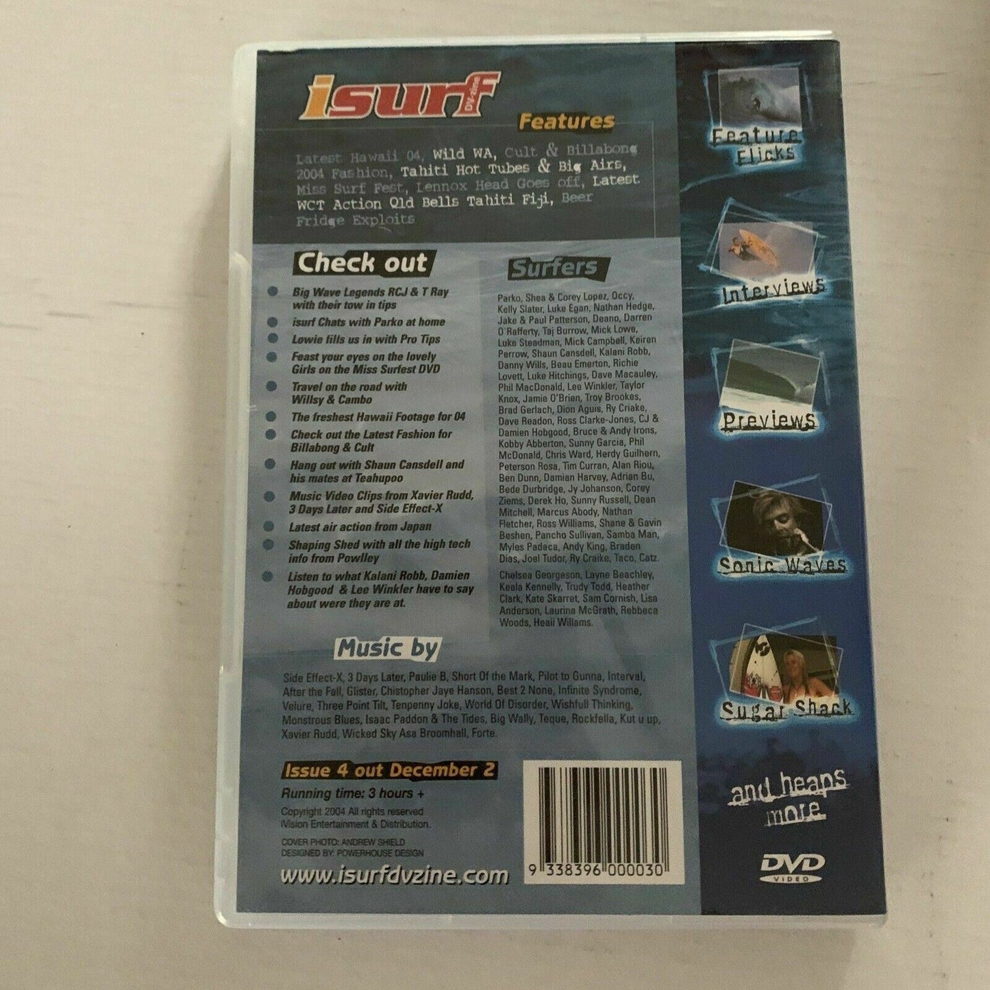 isurf DV-zine - Issue 3  (DVD, 2004) Surf Magazine
