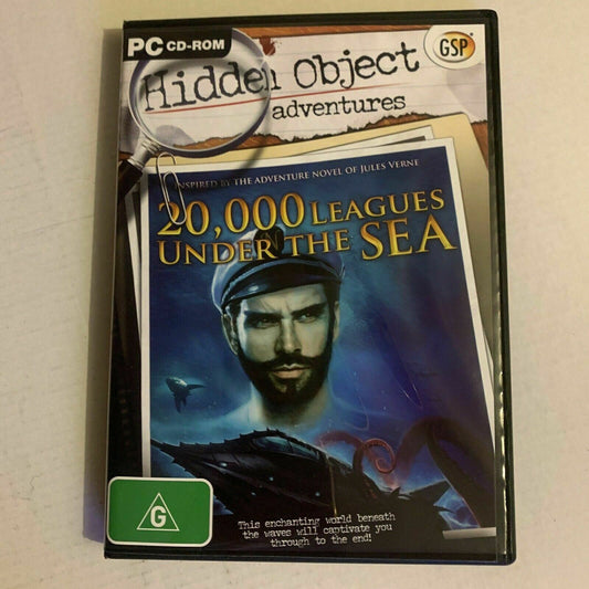 20,000 Leagues Under the Sea - PC Windows CD-ROM GSP Hidden Object Game
