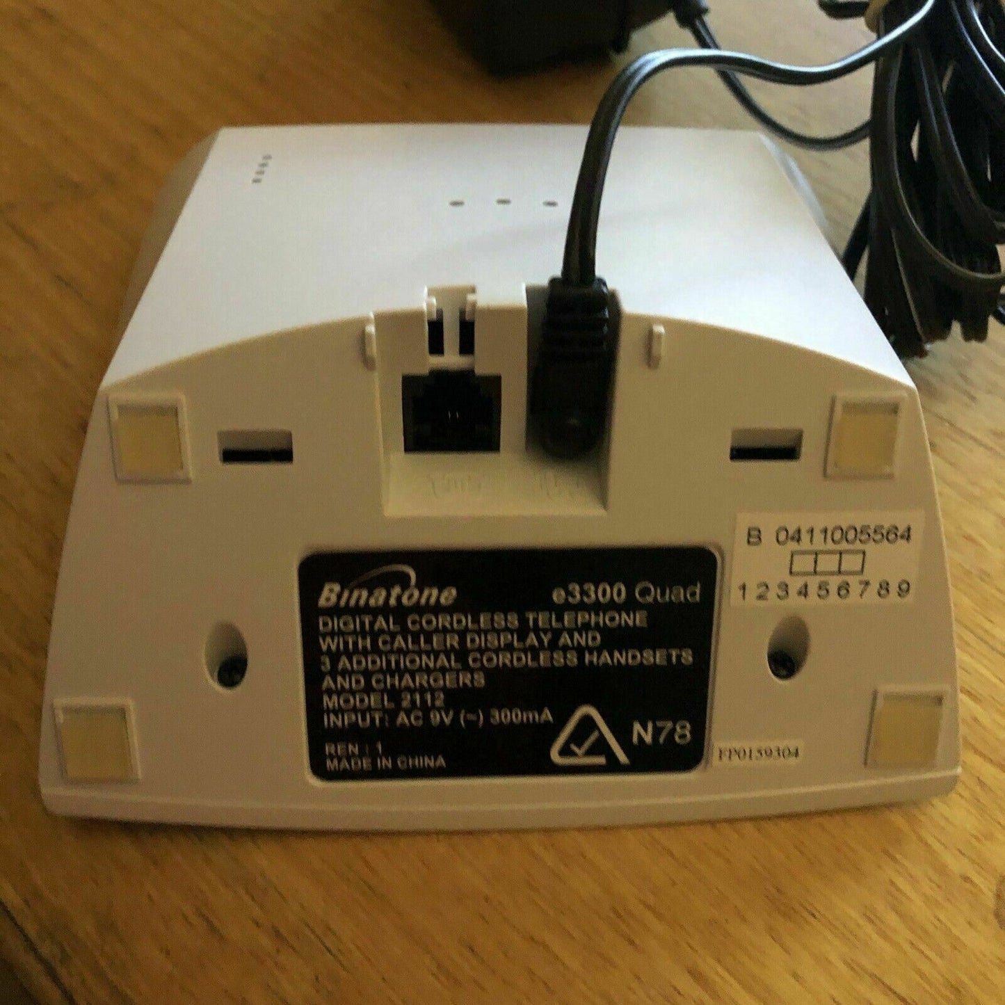 Genuine Binatone E3300 Cordless Telephone Charger 2112 & AC Adaptor SB41-98AU