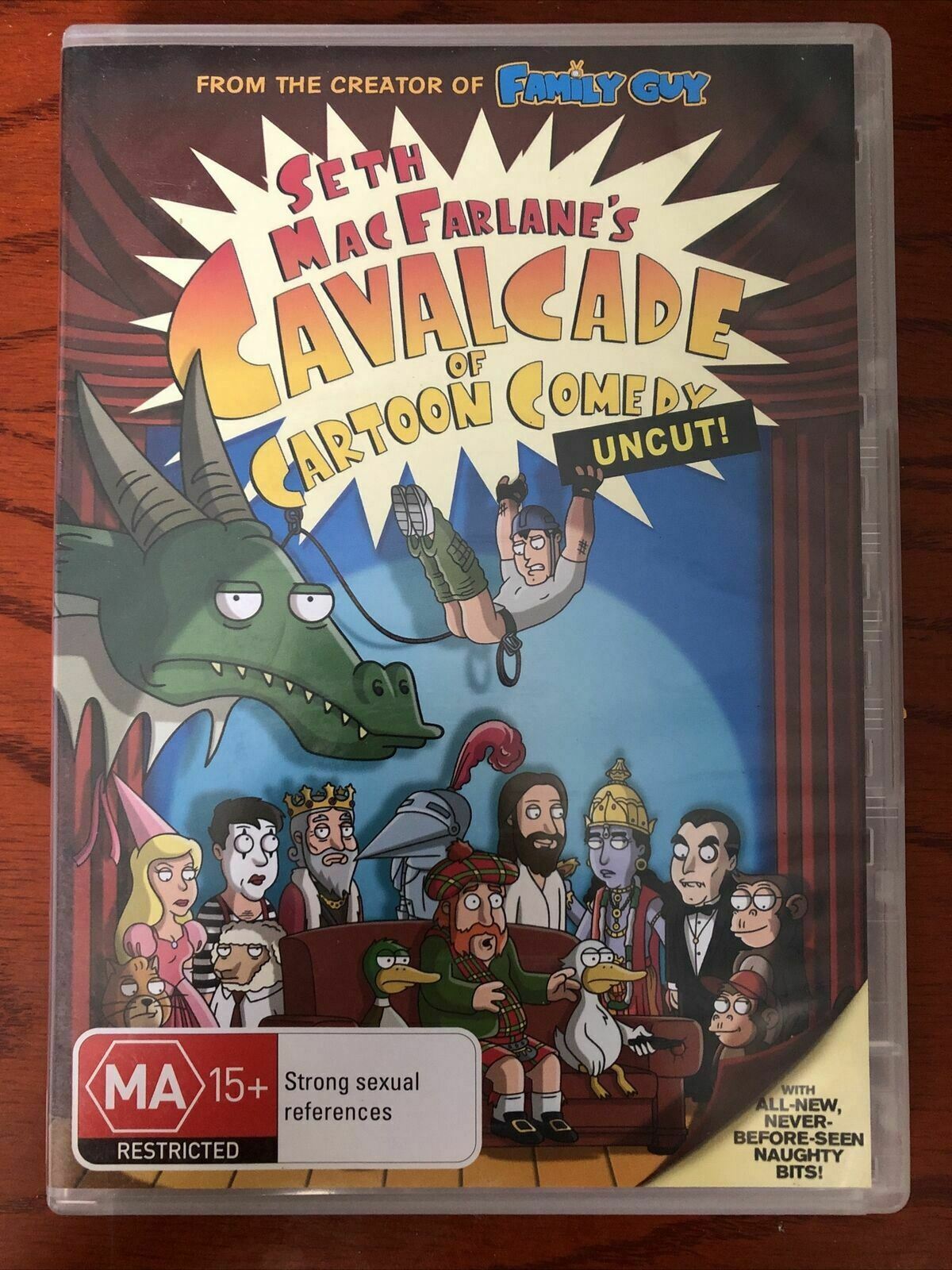 Seth MacFarlane's Cavalcade Of Cartoon Comedy - Uncensored (DVD, 2009) Region2&4