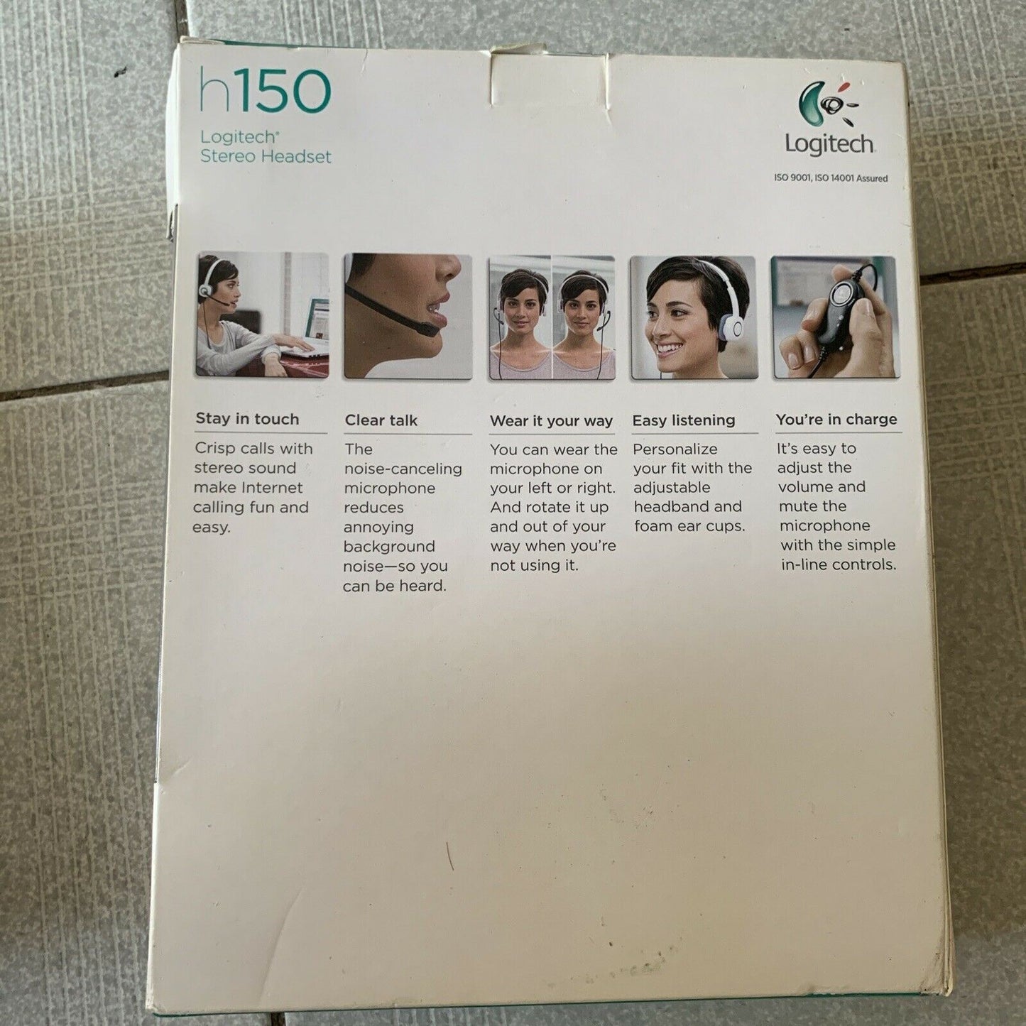 Logitech C525 HD Web Camera + Logitech h150 Stereo Headset
