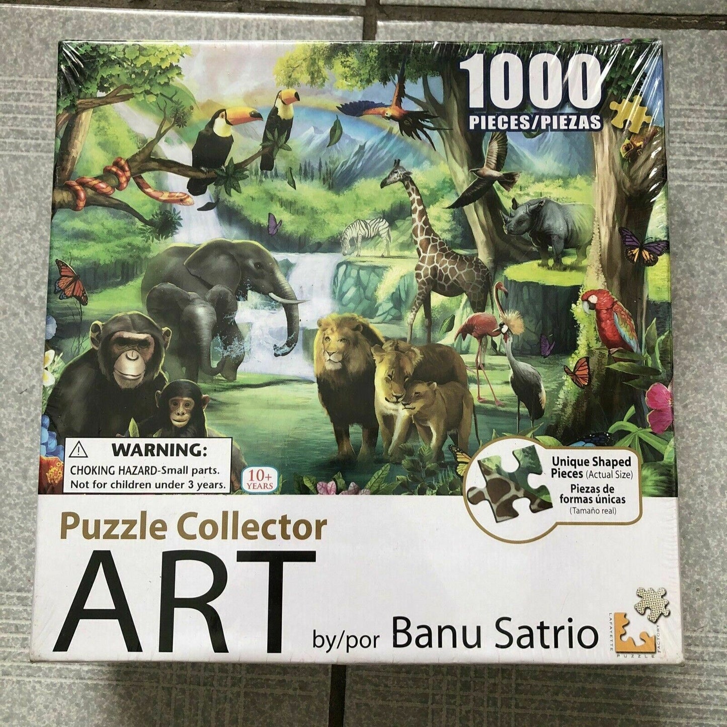 *New Sealed* Puzzle Collector Art 1000 Jigsaw Pieces - The Watering Hole