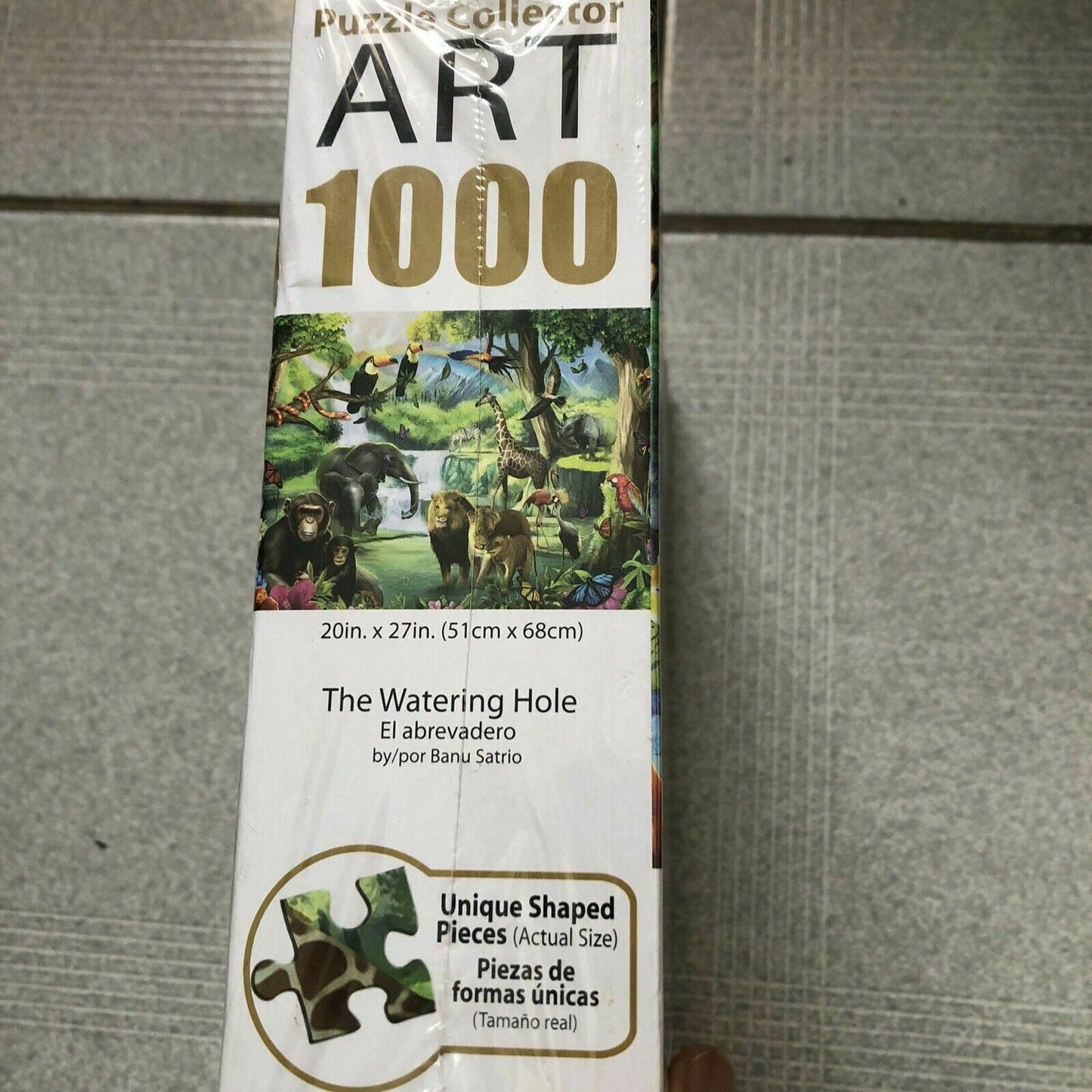 *New Sealed* Puzzle Collector Art 1000 Jigsaw Pieces - The Watering Hole