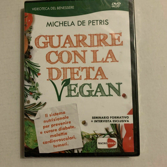 *New* Michela De Petris - Guarire Con La Siesta Vegan (DVD, 2015) Region 2
