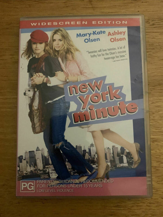 New York Minute (DVD, 2004) Mary-Kate Olsen, Ashley Olsen.  Region 4&2