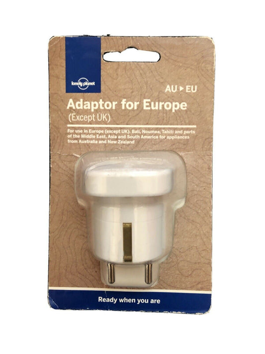 Lonely Planet Travel Adaptor For Europe AU to EU (Except for UK)