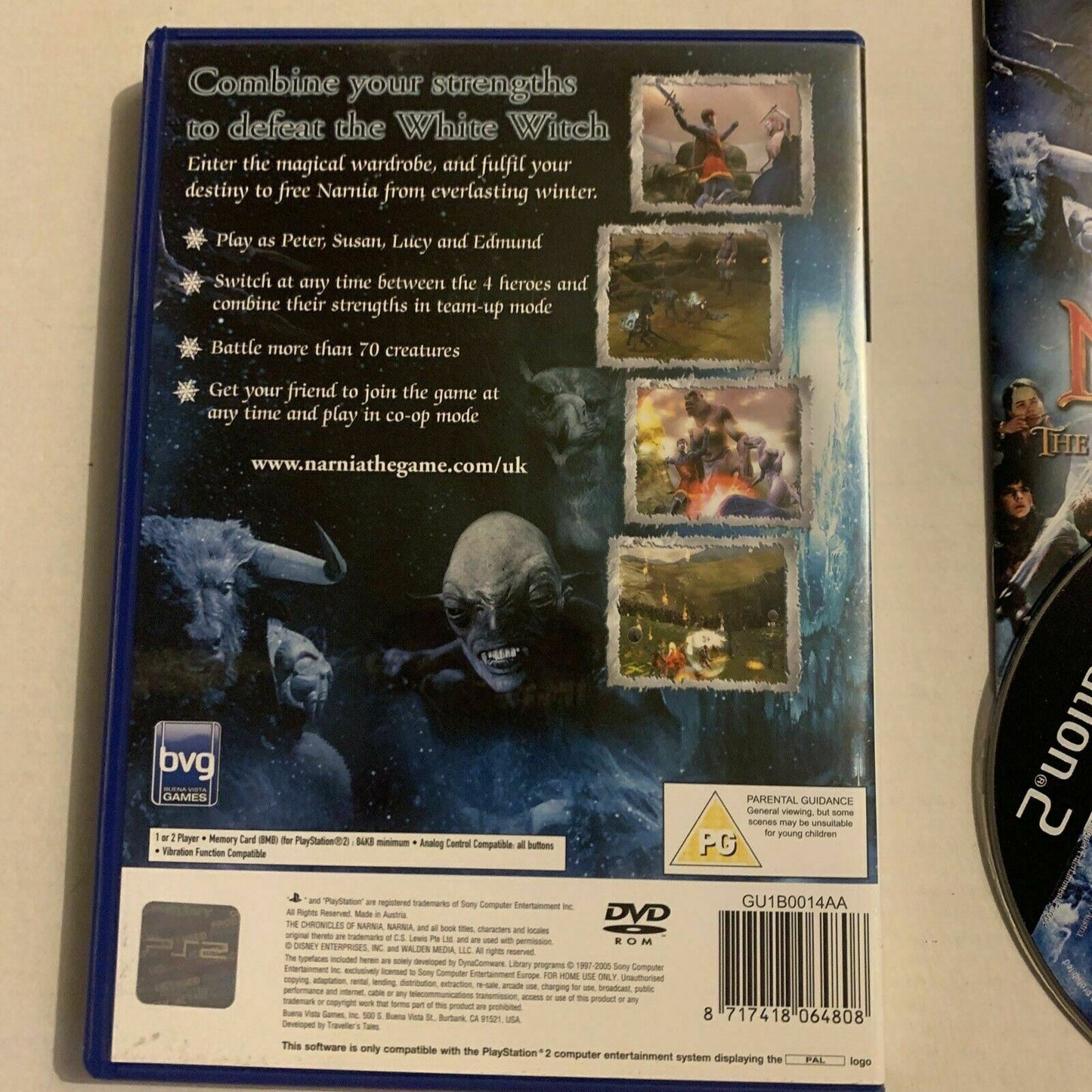 The Chronicles Of Narnia - PlayStation 2 PS2 PAL With Manual