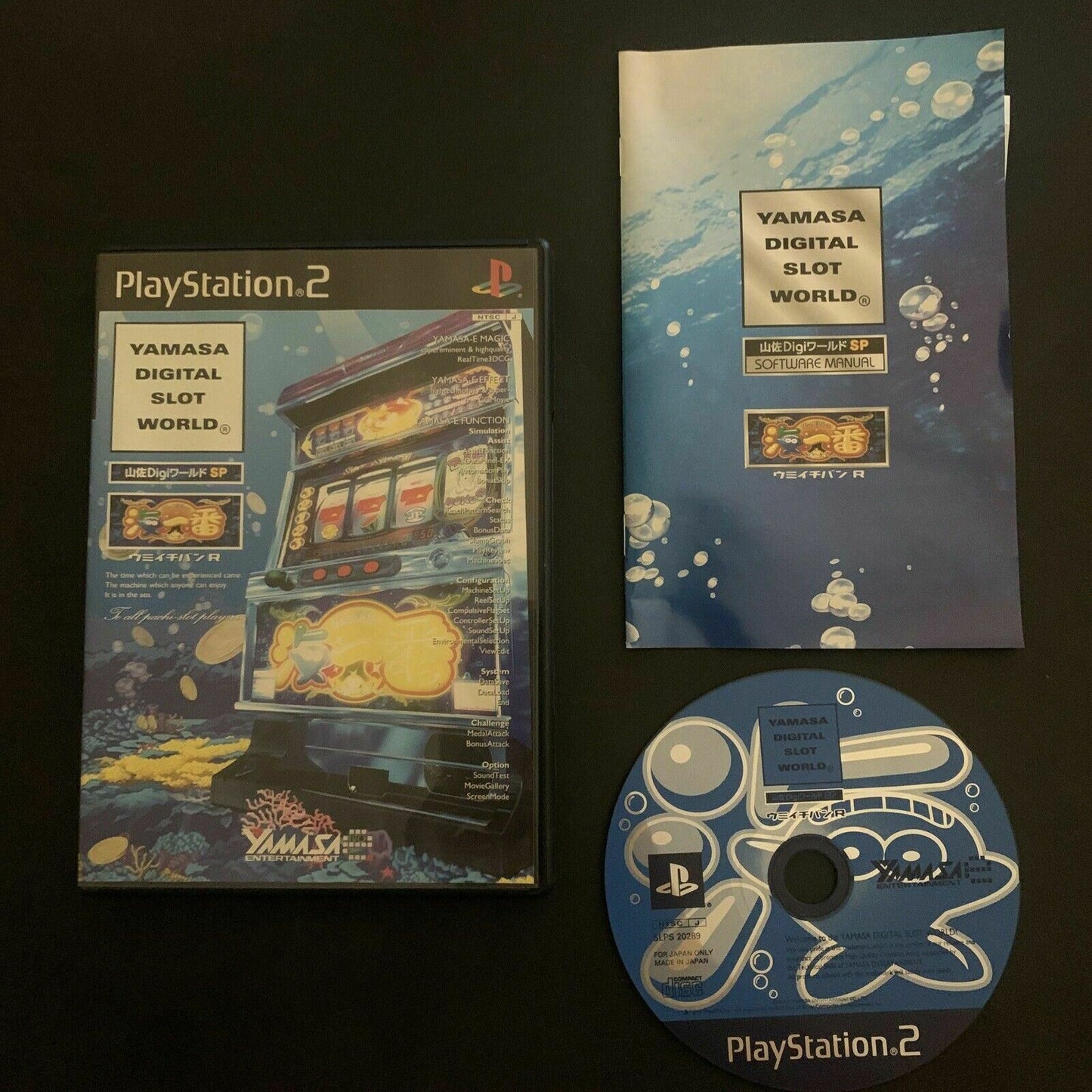 Yamasa Digital Slot World - PS2 Playstation 2 NTSC-J Japan Game + Manual