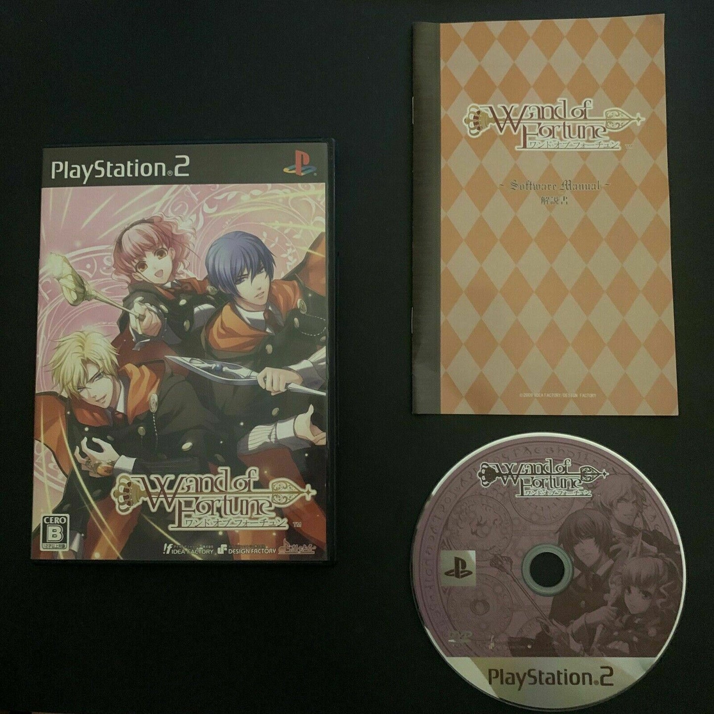 Wand Of Fortune - PS2 Playstation 2 NTSC-J Japan Game + Manual