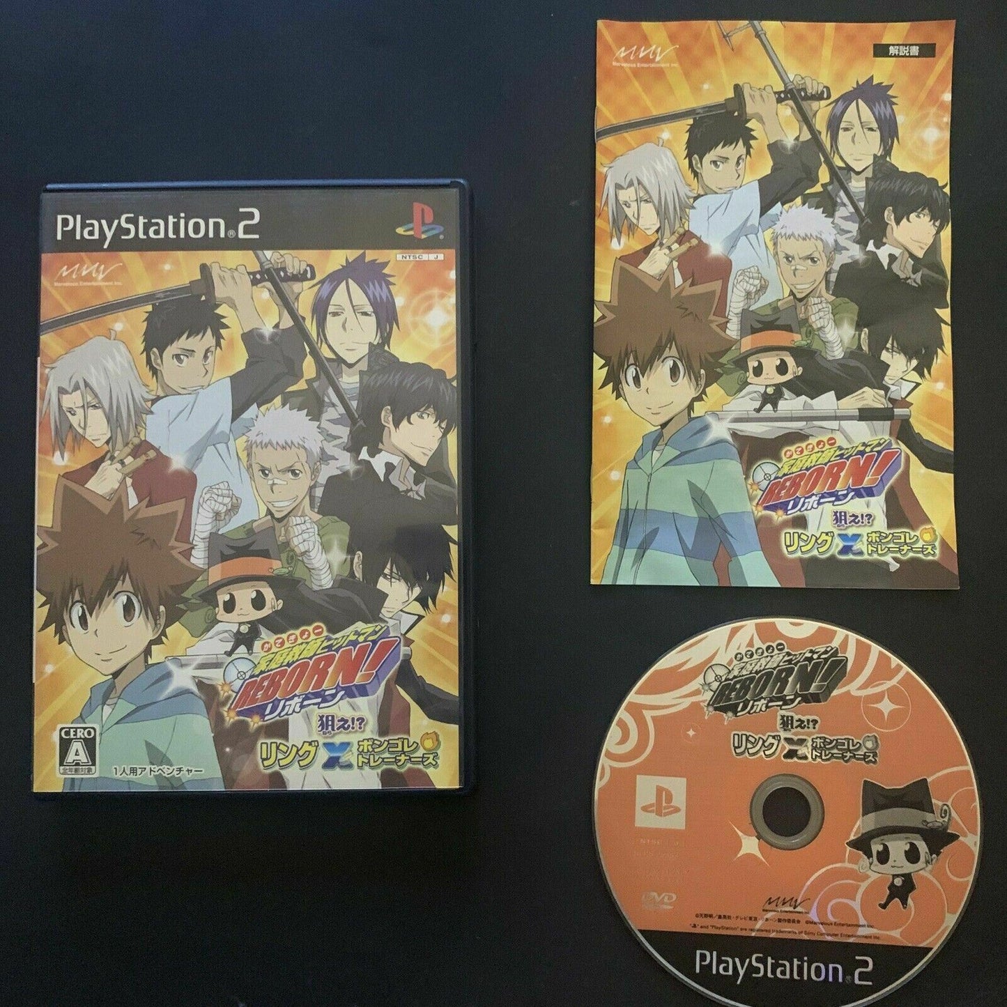 Kateikyoushi Hitman Reborn! Dream Hyper Battle! - PS2 NTSC-J Japan Game w Manual