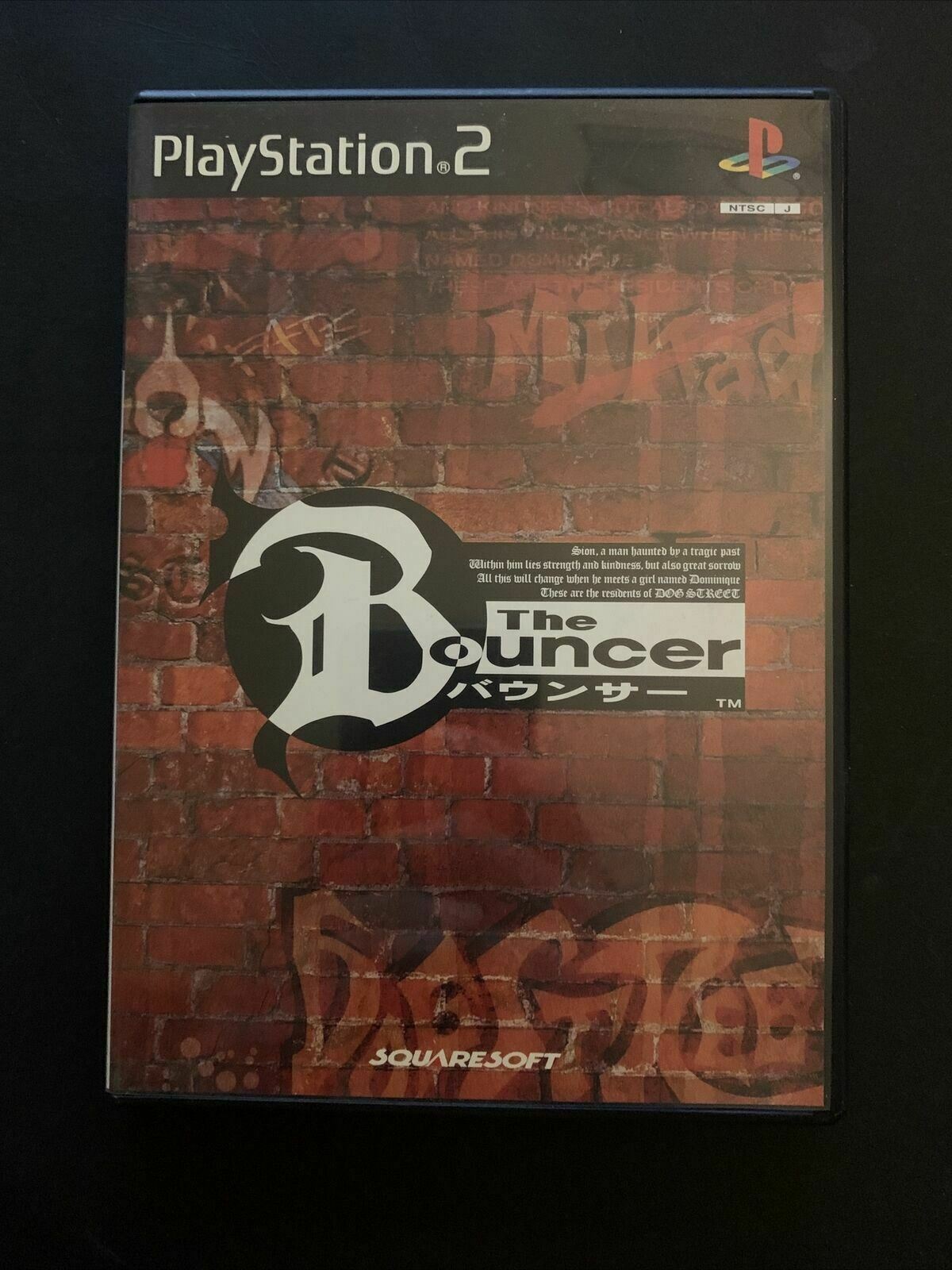 The Bouncer - PS2 Playstation 2 NTSC-J Japan Squaresoft Game w Manual