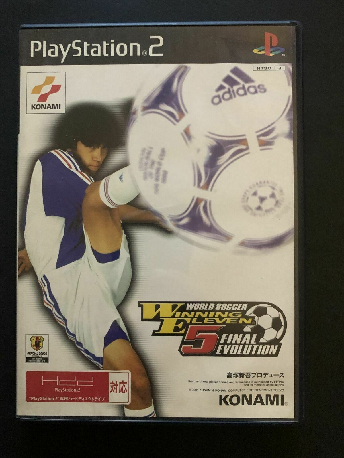 World Soccer Winning Eleven 5: Final Evolution - PS2 NTSC-J Japan w Manual