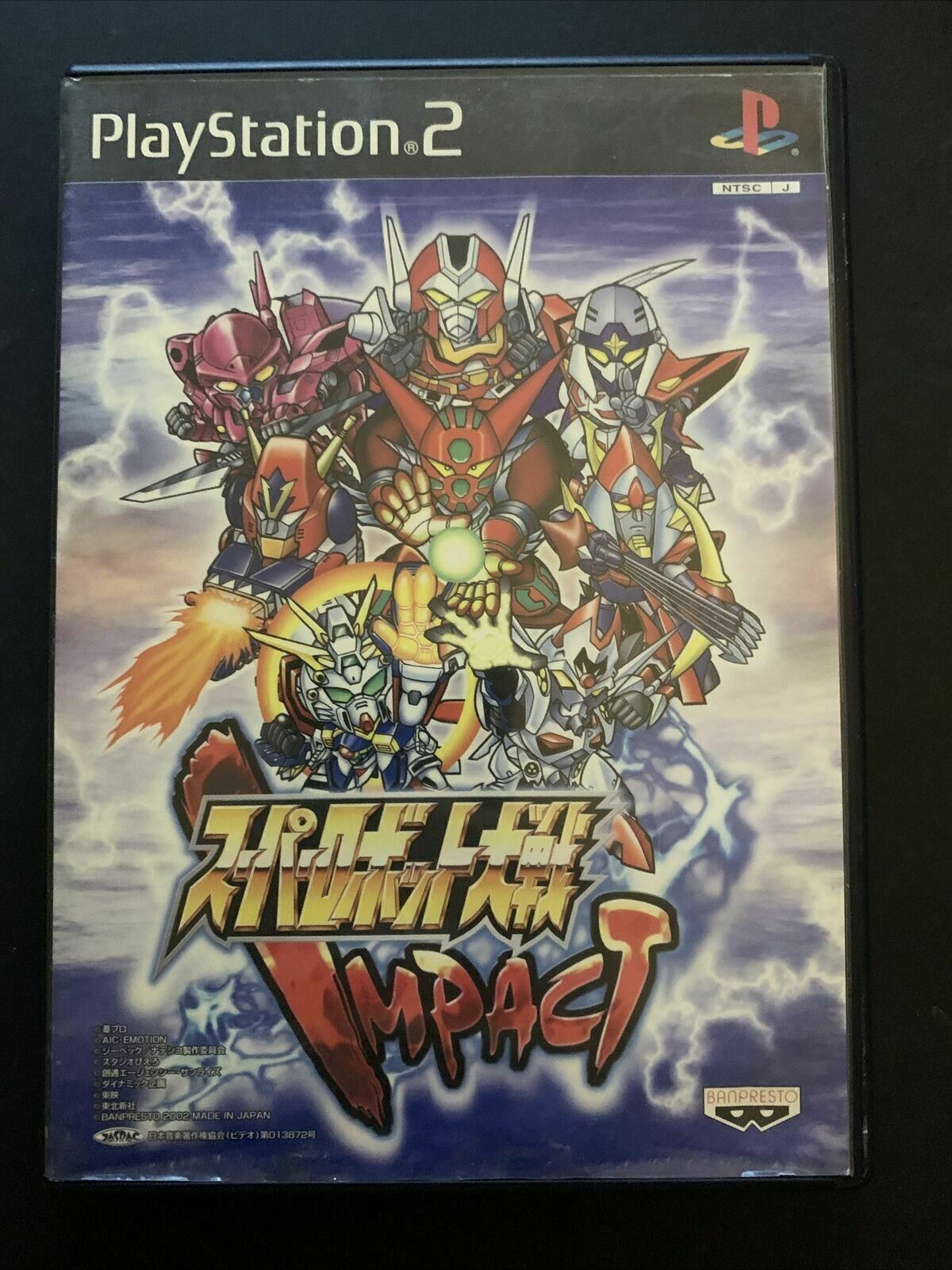 Super Robot Wars: Impact - Sony Playstation PS2 NTSC-J Japan with Manual