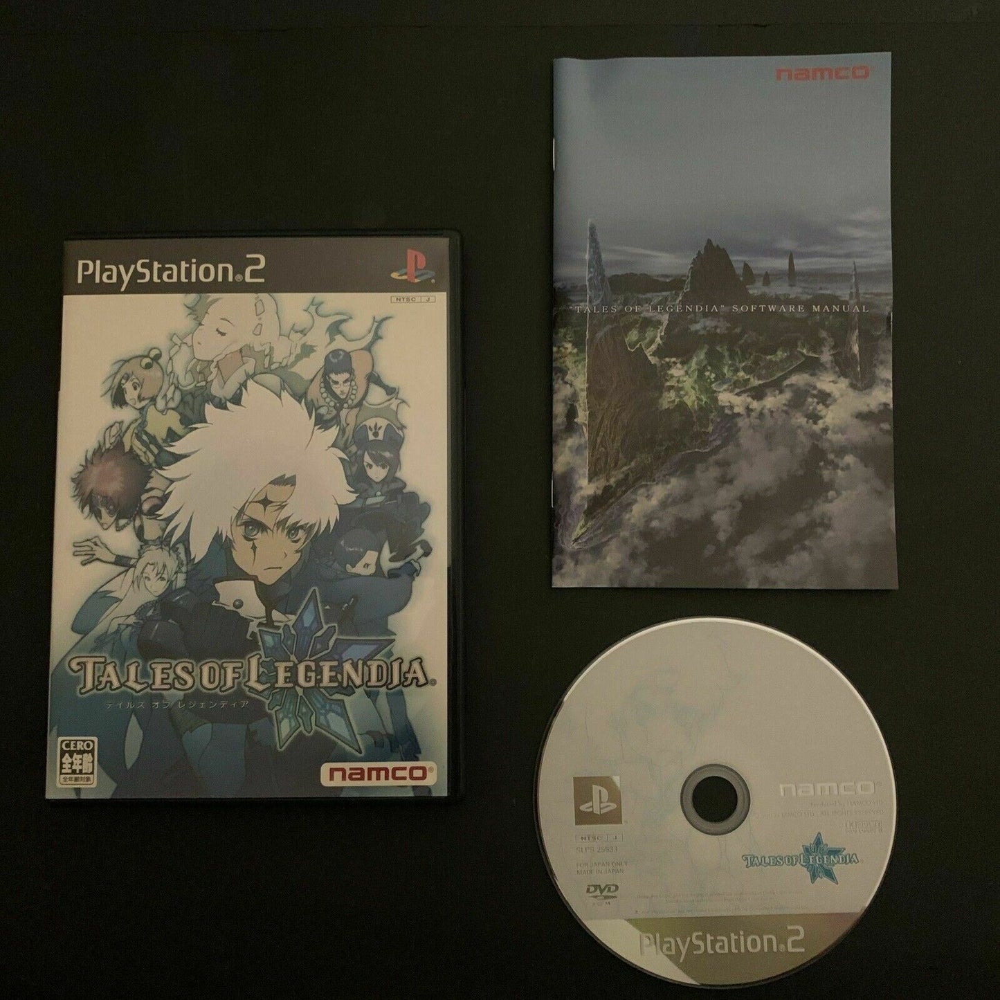 Tales of Legendia - Sony PlayStation PS2 NTSC-J Japan RPG Game with Manual