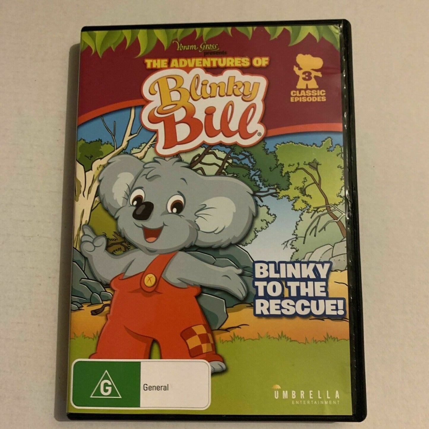 The Adventures Of Blinky Bill - Blinky Bill To The Rescue (DVD, 1993) All Region