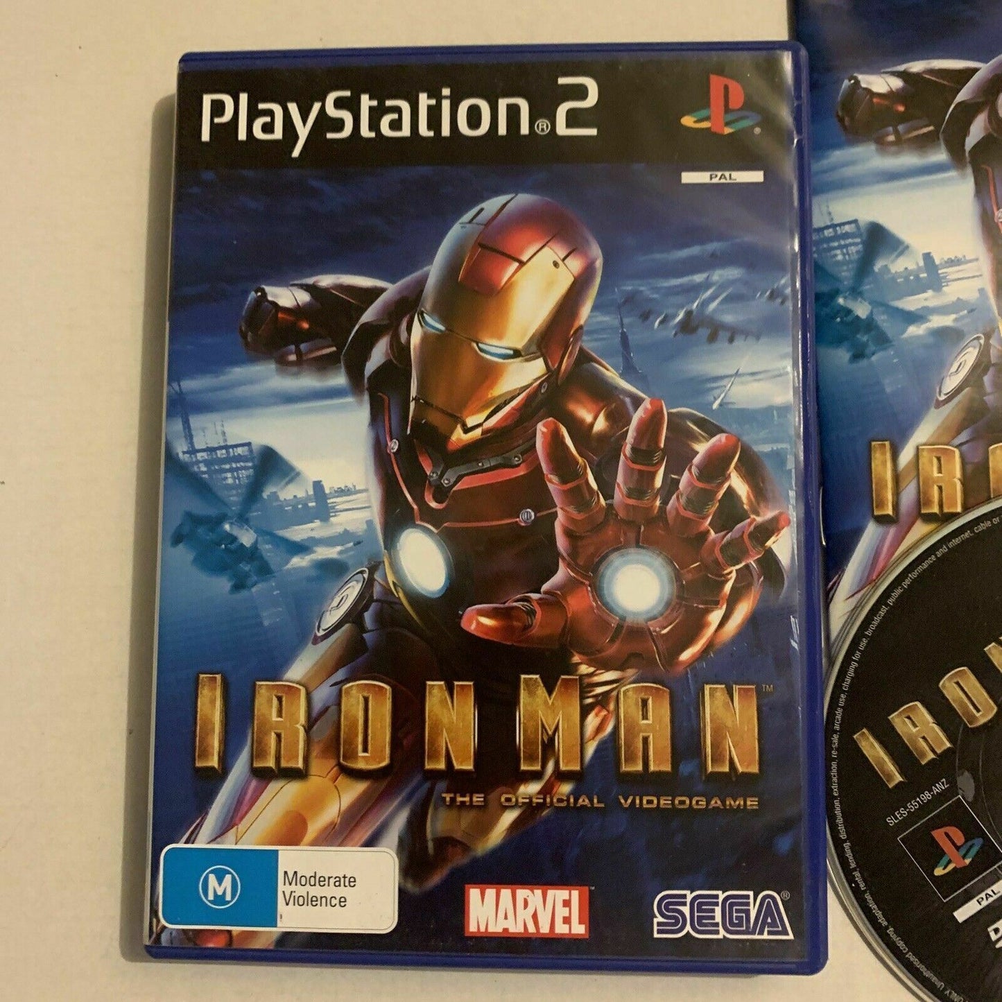 Iron Man - Sony PlayStation 2 PS2 PAL Game with Manual