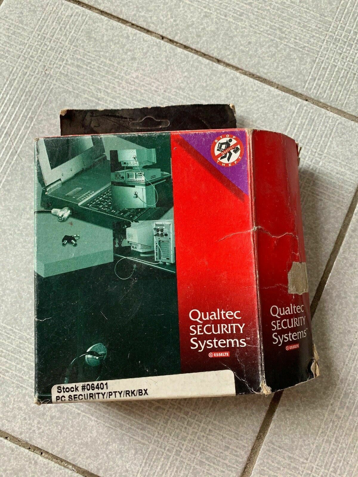 Vintage Qualtec Security Systems PC Laptop Lock Pad-Lok II From 2000