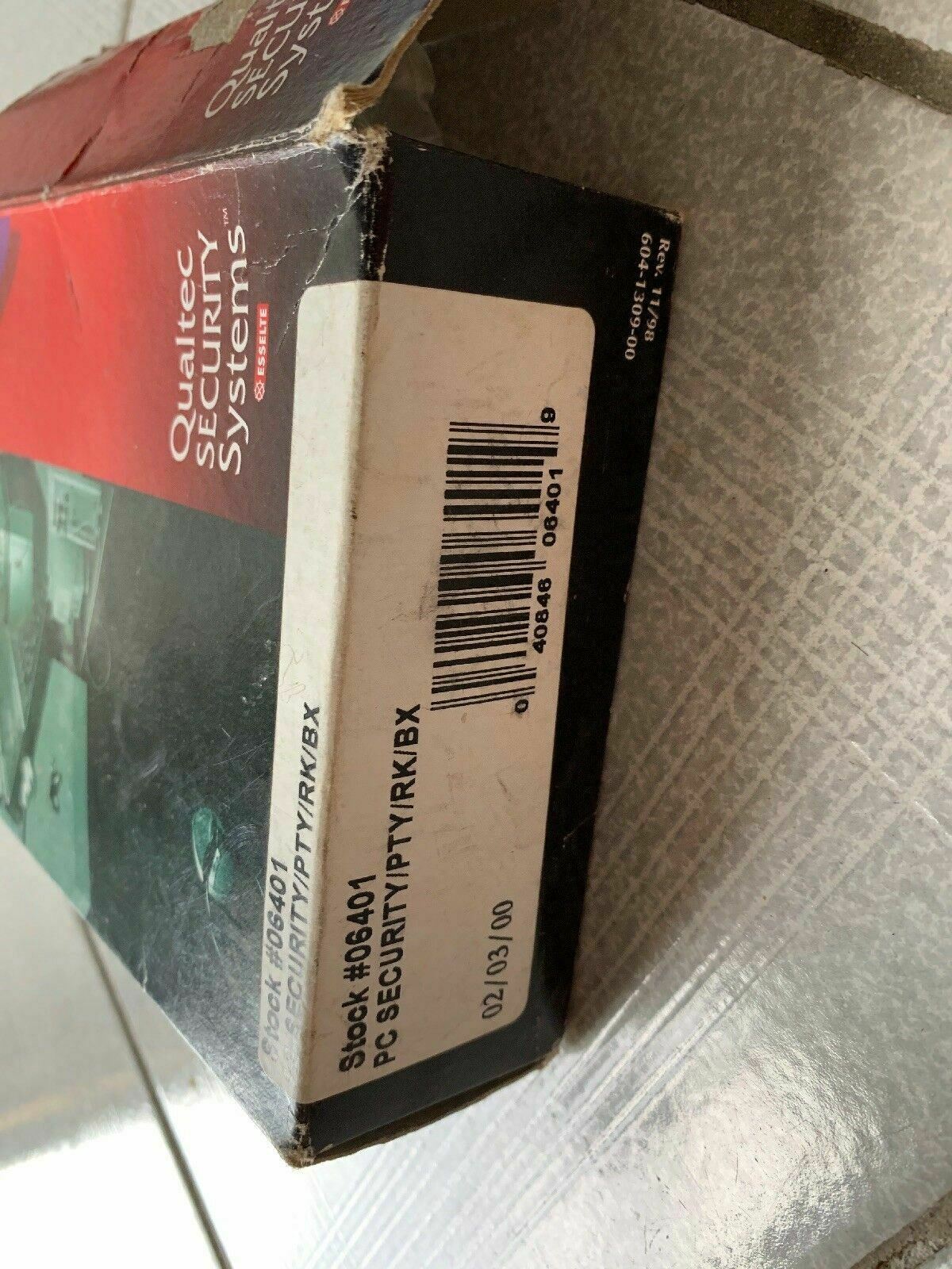 Vintage Qualtec Security Systems PC Laptop Lock Pad-Lok II From 2000