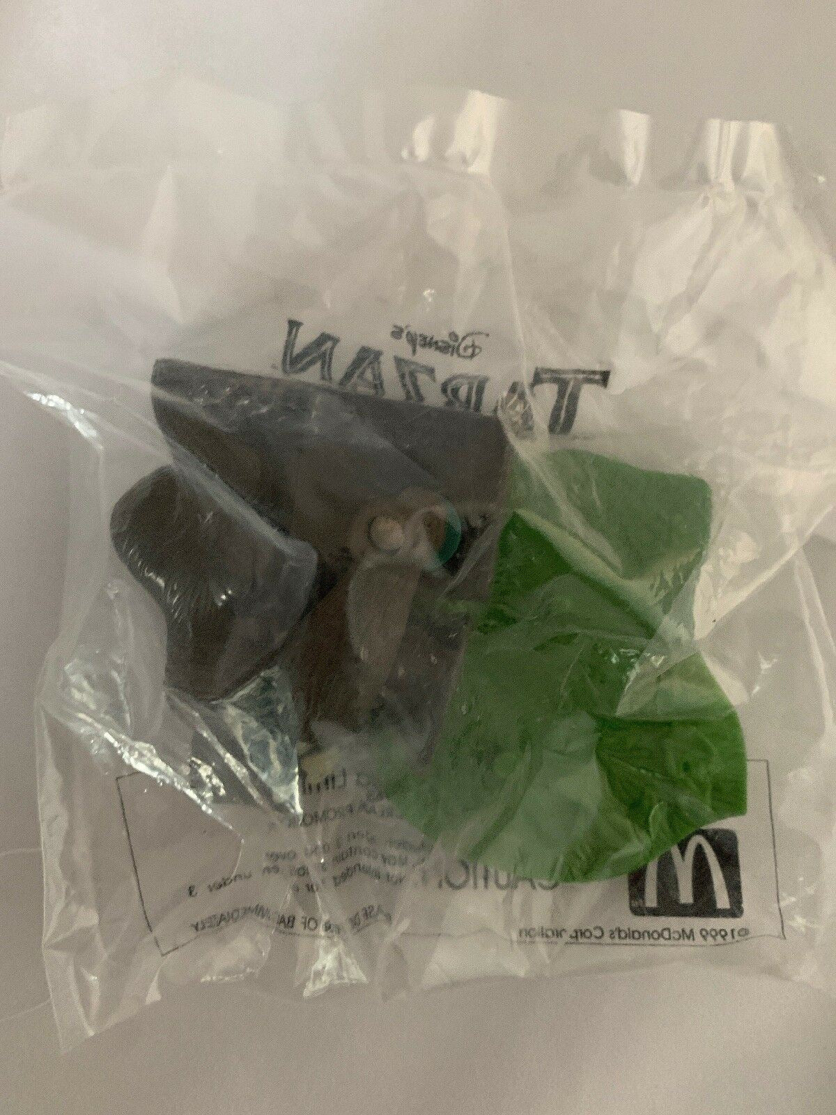 McDonald's Happy Meal Tarzan Brown Gorilla Figurine From 1999 Sealed